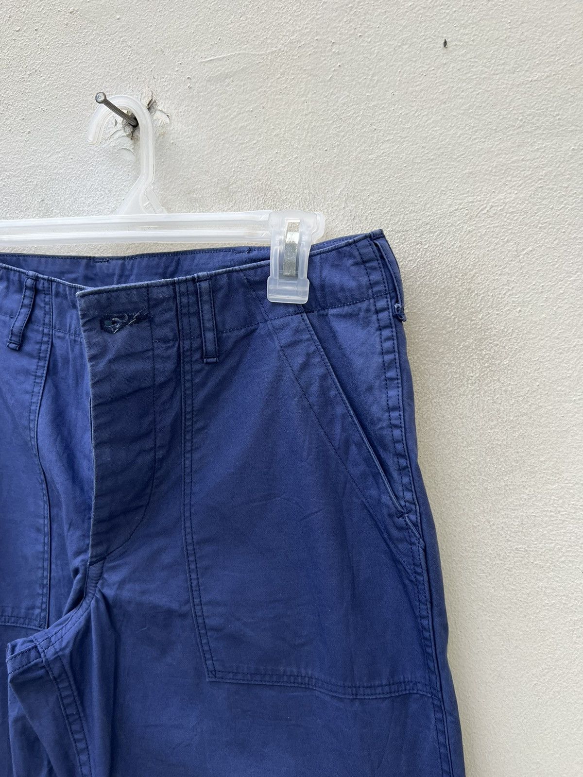 Danton Danton French Indigo Fatigue Work Trouser Pant Size US 30 / EU 46 - 4 Thumbnail