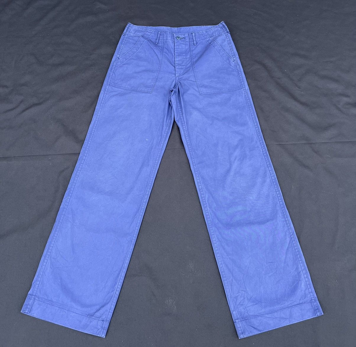Danton Danton French Indigo Fatigue Work Trouser Pant Size US 30 / EU 46 - 17 Thumbnail