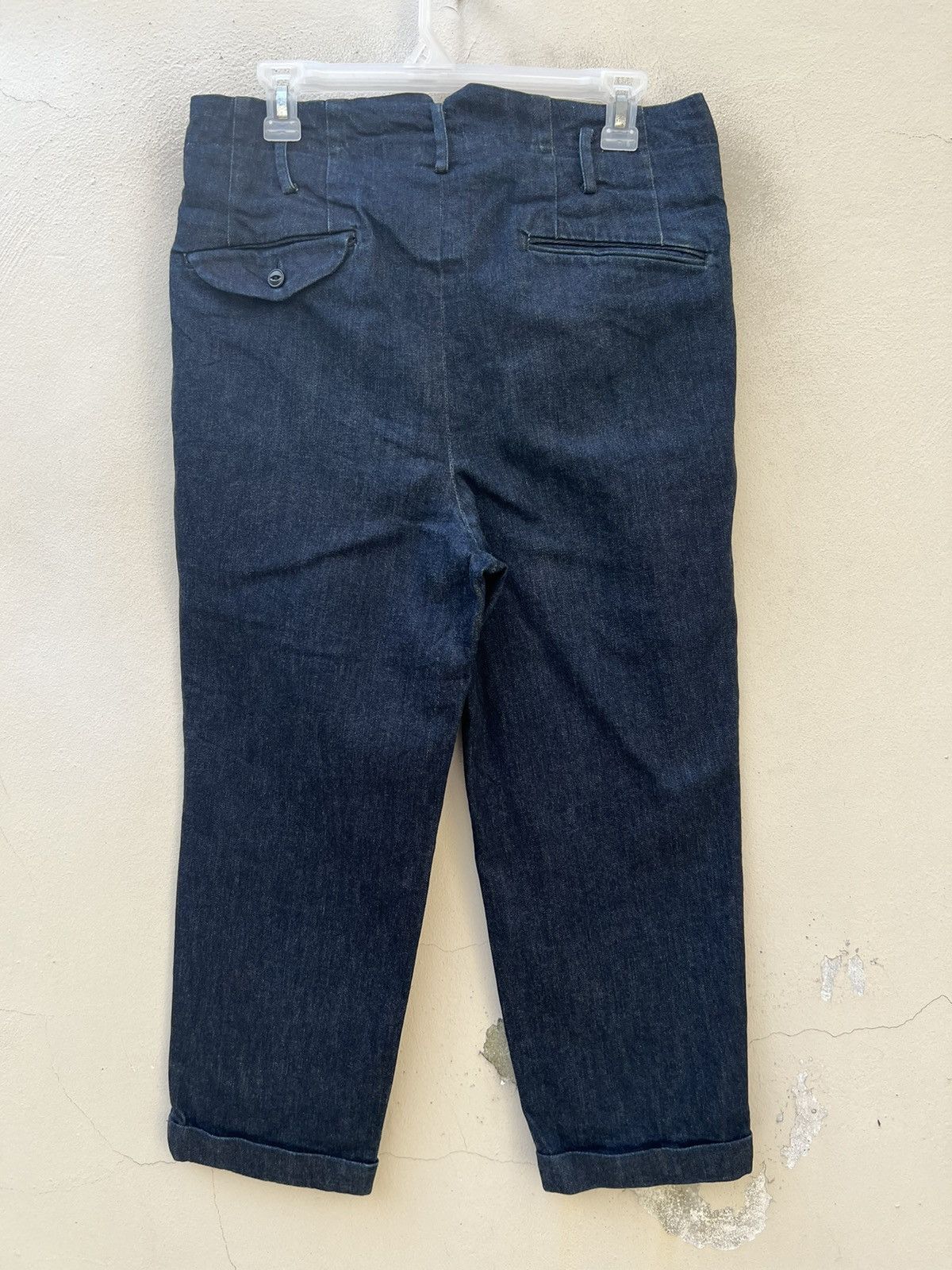 Japanese Brand Tutaee 15Jyugo Bottom Makers Japan Cropped Denim Chinos Pant Size US 31 - 13 Thumbnail