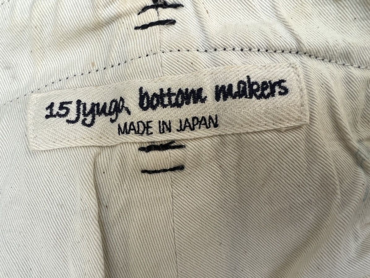 Japanese Brand Tutaee 15Jyugo Bottom Makers Japan Cropped Denim Chinos Pant Size US 31 - 20 Thumbnail