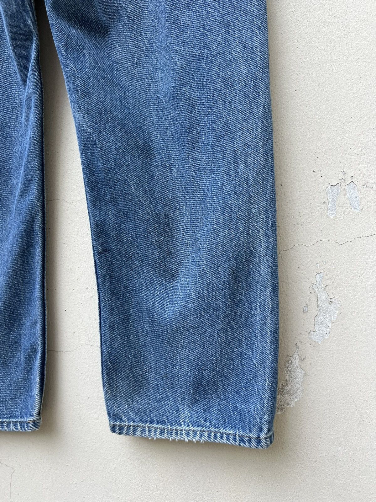 Levi's Vintage 90s Levi’s 505 Orange Tab Sun Fade Denim Jeans Size US 37 - 18 Thumbnail