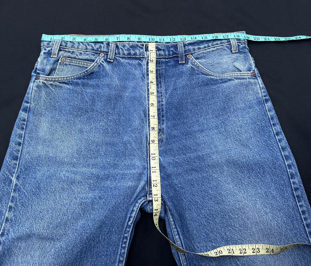 Levi's Vintage 90s Levi’s 505 Orange Tab Sun Fade Denim Jeans Size US 37 - 2 Thumbnail
