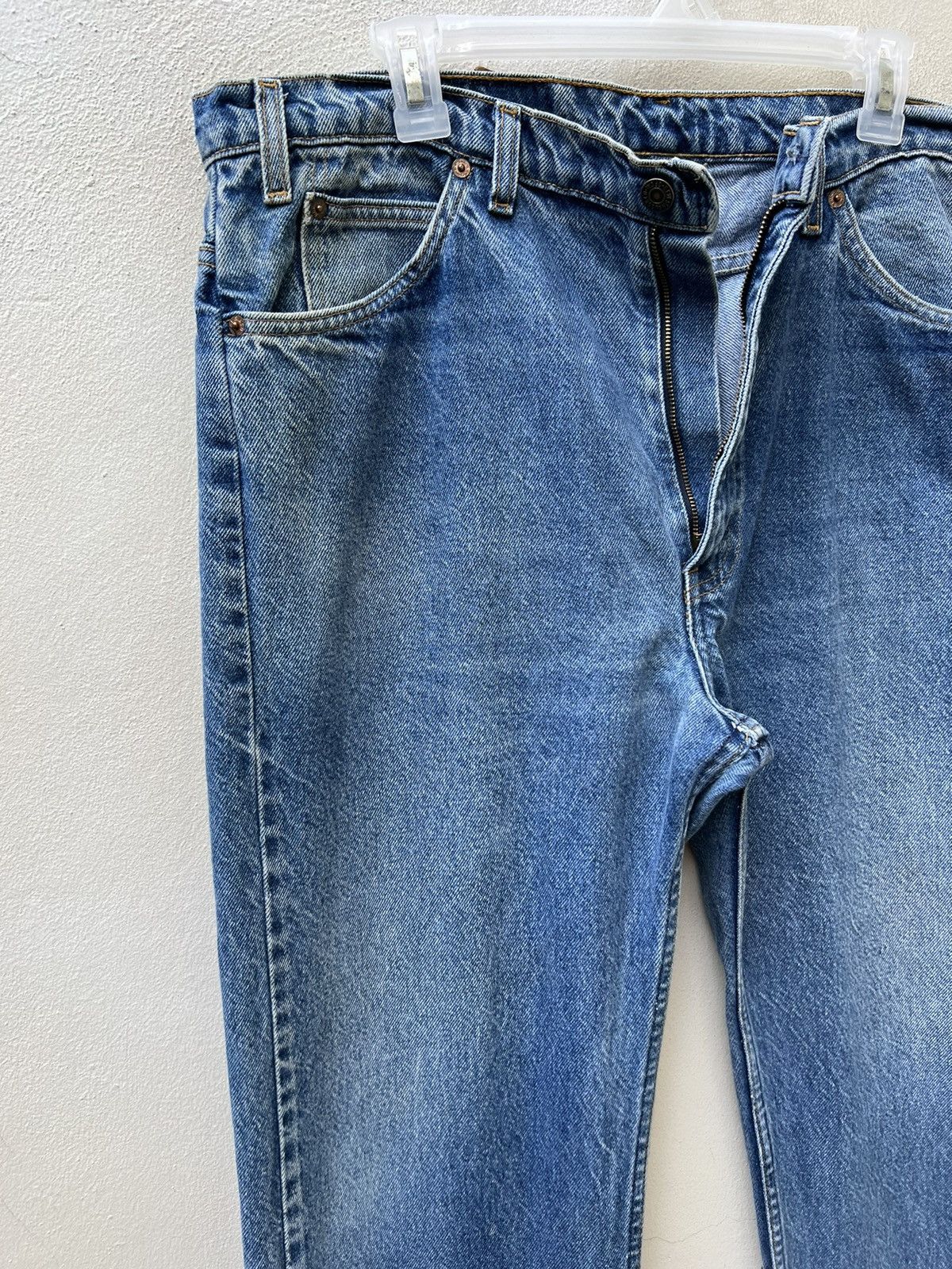 Levi's Vintage 90s Levi’s 505 Orange Tab Sun Fade Denim Jeans Size US 37 - 8 Thumbnail