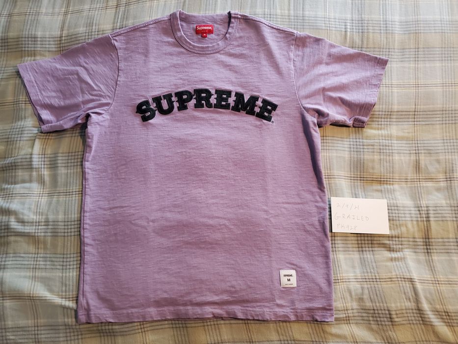 Supreme Supreme Plaid Applique S/S Top/ T-Shirt Size Medium