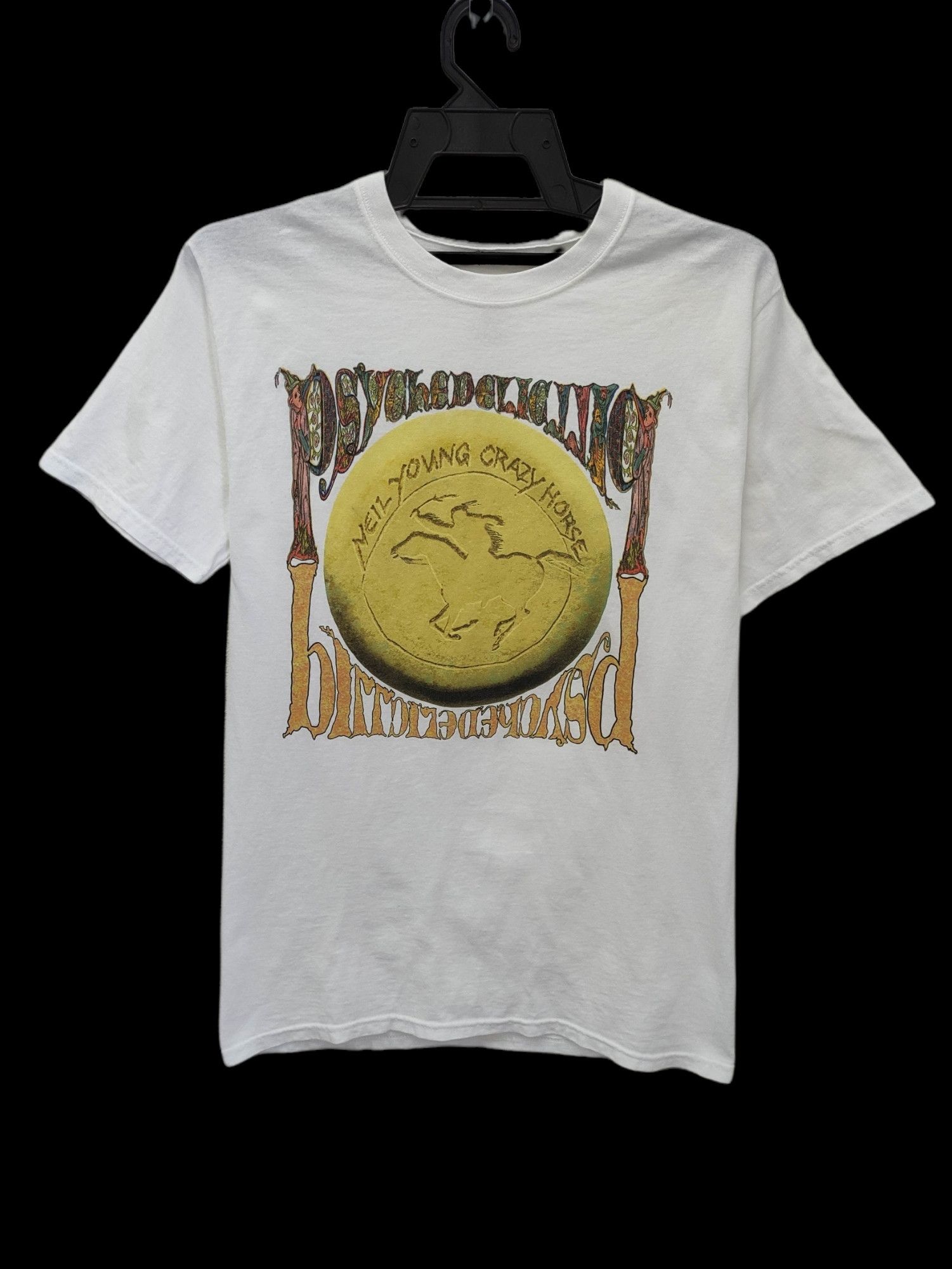 Band Tees VINTAGE NEIL YOUNG CRAZY HORSE PSYCHEDELIC PILL PROMO TEE Size US S / EU 44-46 / 1 - 1 Thumbnail