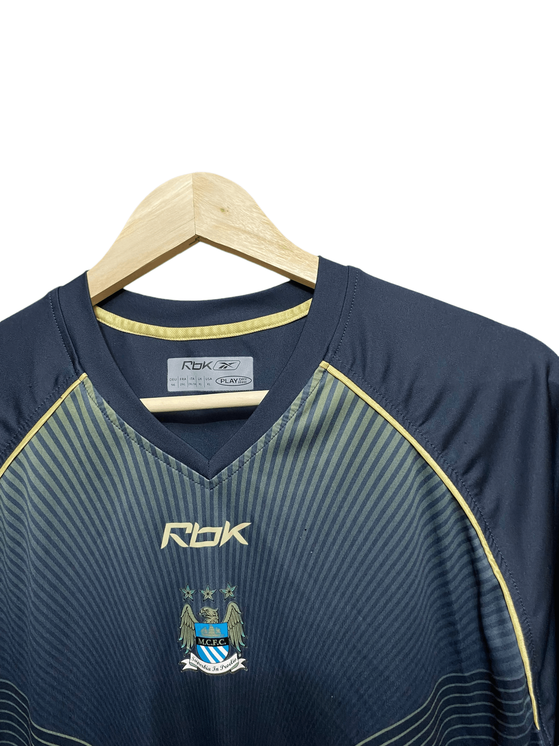 Reebok × Vintage Reebok 00s' Manchester City jersey, size XL Size US XL / EU 56 / 4 - 2 Thumbnail