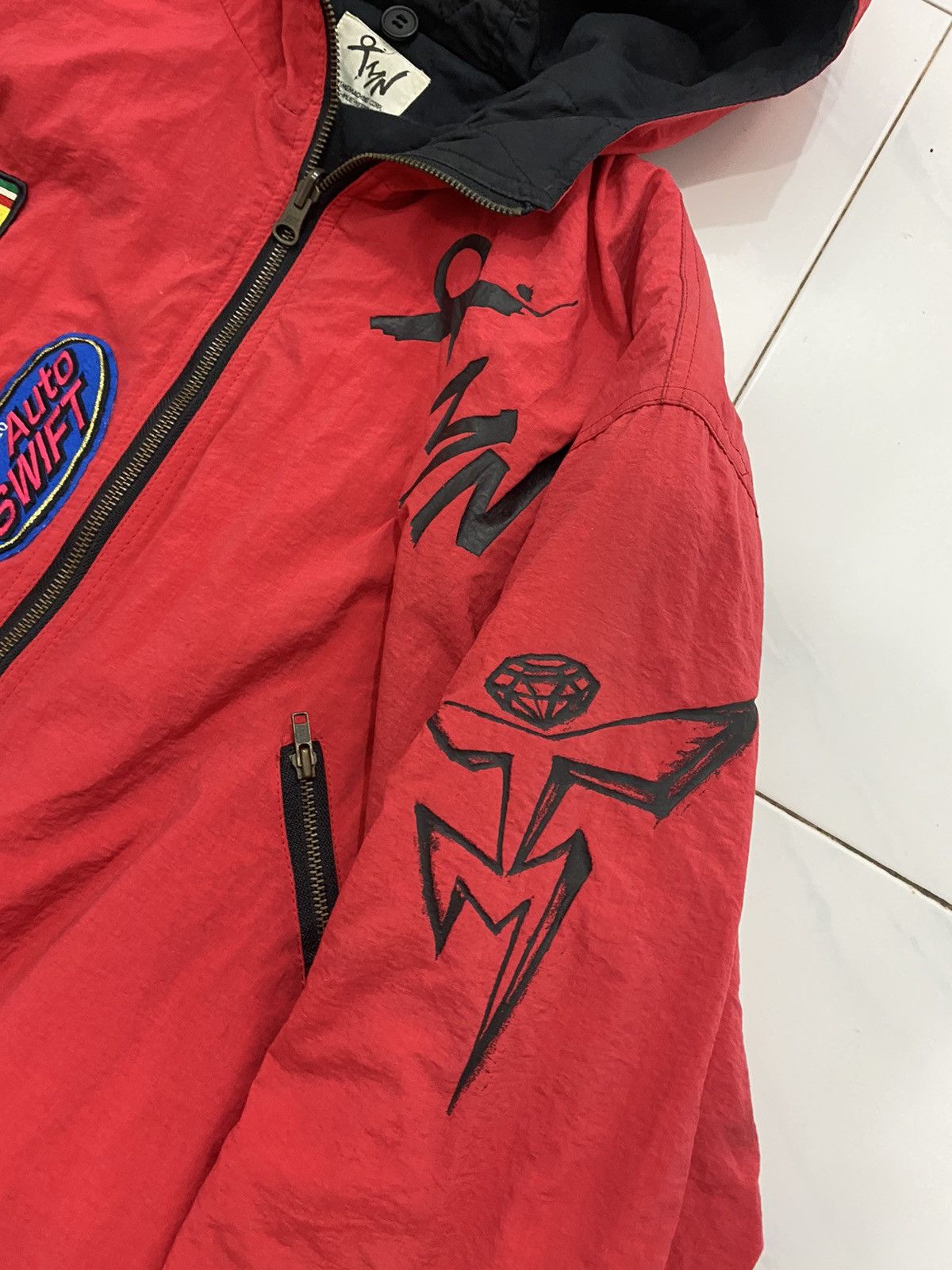 Japanese Brand 90's Ferrari X Network Rhythm In Red Japanese band jacket Size US L / EU 52-54 / 3 - 9 Thumbnail