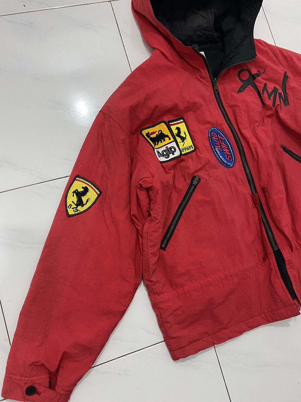 Japanese Brand 90's Ferrari X Network Rhythm In Red Japanese band jacket Size US L / EU 52-54 / 3 - 3 Thumbnail