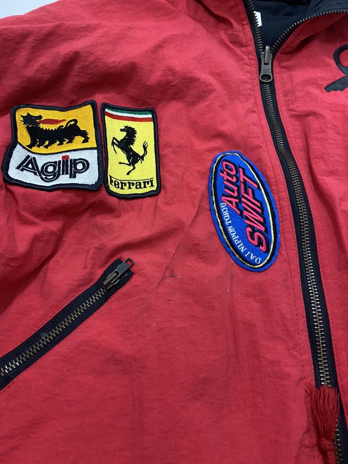 Japanese Brand 90's Ferrari X Network Rhythm In Red Japanese band jacket Size US L / EU 52-54 / 3 - 4 Thumbnail