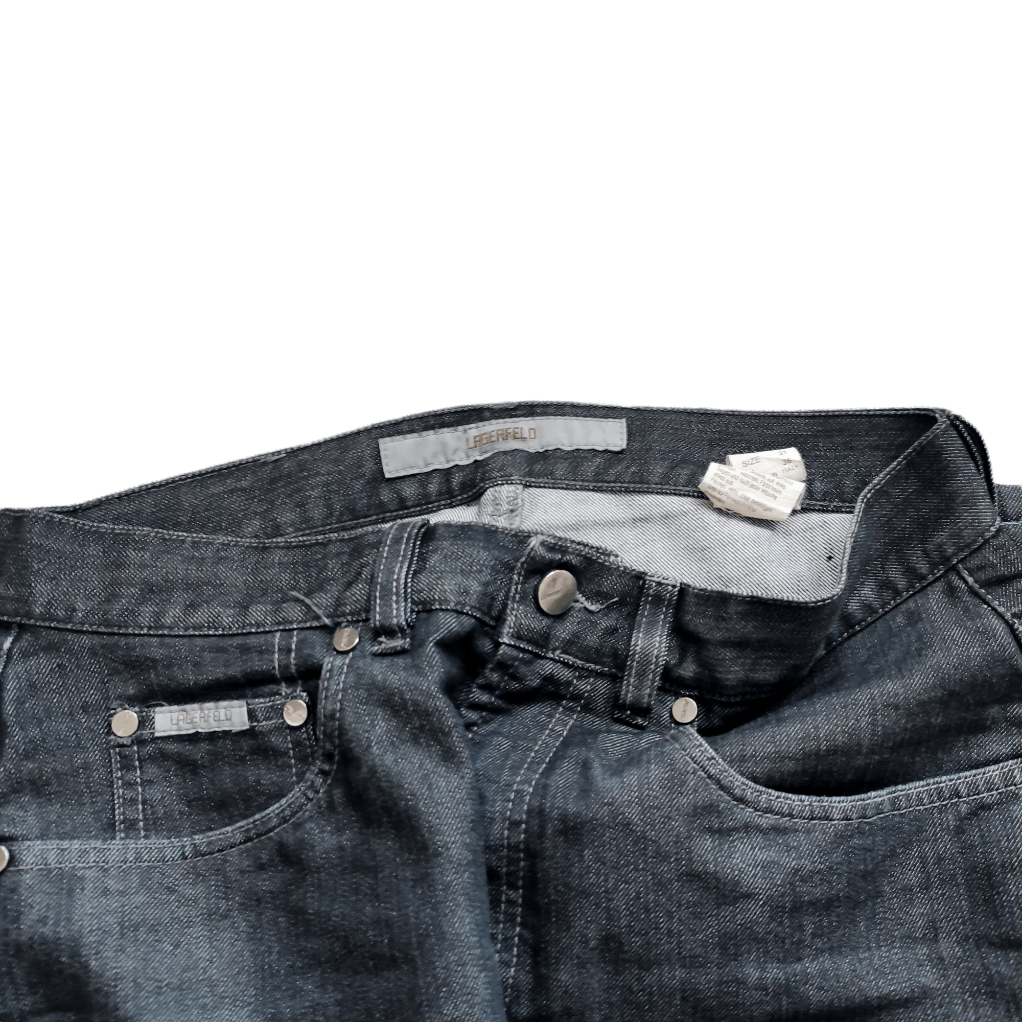 Karl Lagerfeld Karl Lagerfeld dark denim straight pants, size 31 Size US 31 - 5 Thumbnail