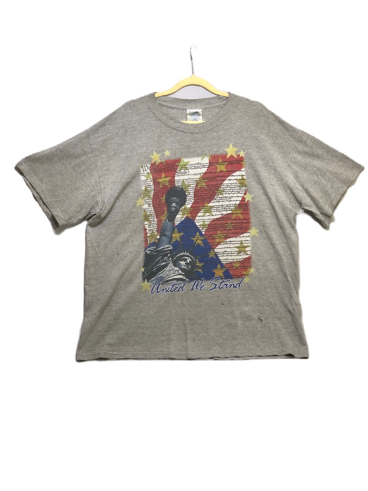 T Shirt cotton with logo Statue of Liberty made in mexico