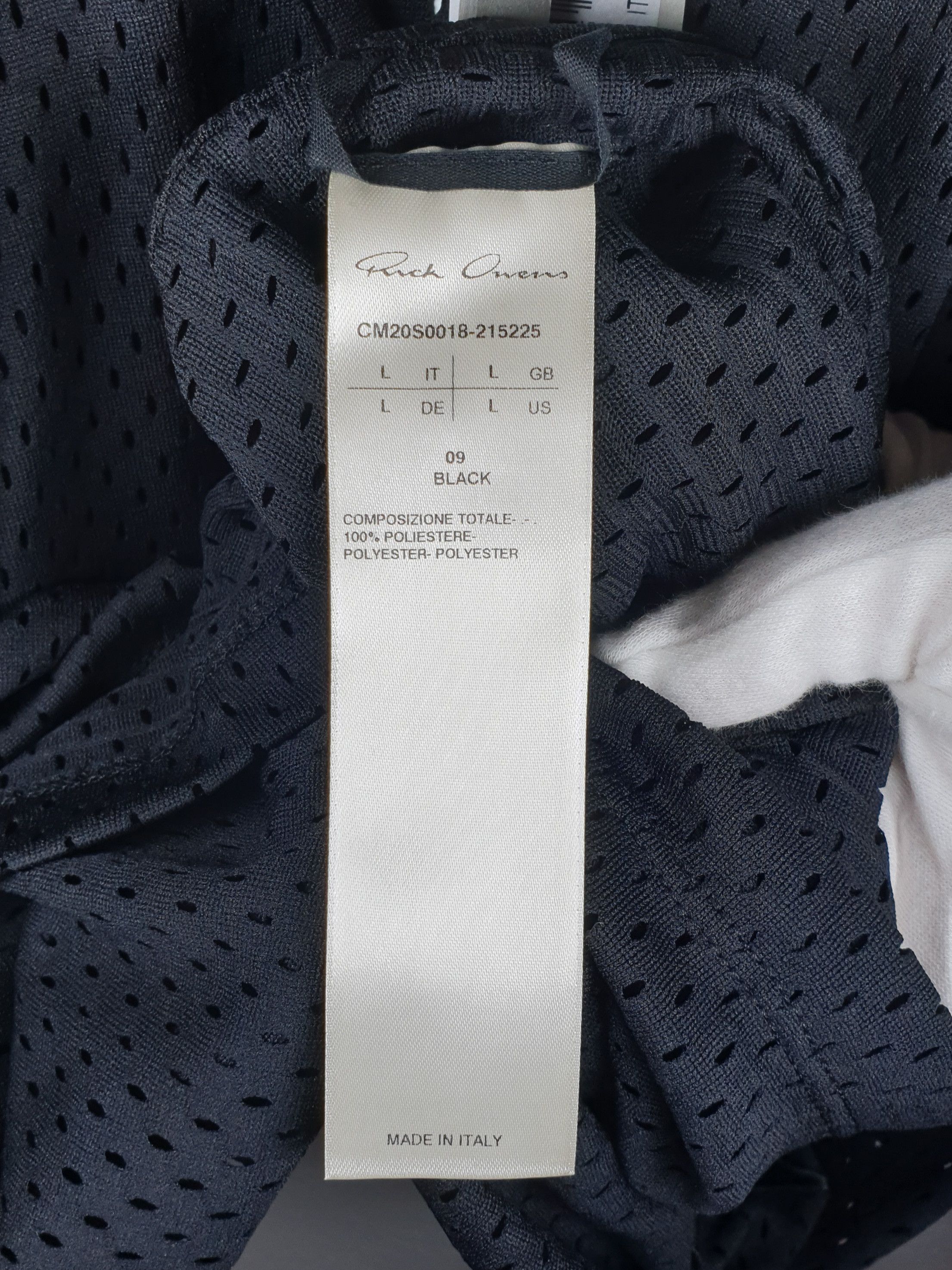 Rick Owens Rick Owens x Champion Dylan Tee Mesh Size US L / EU 52-54 / 3 - 6 Thumbnail