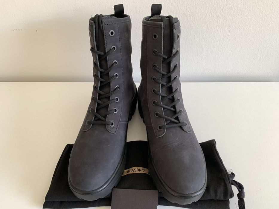 Yeezy Season Season 5 Combat Boots Grailed