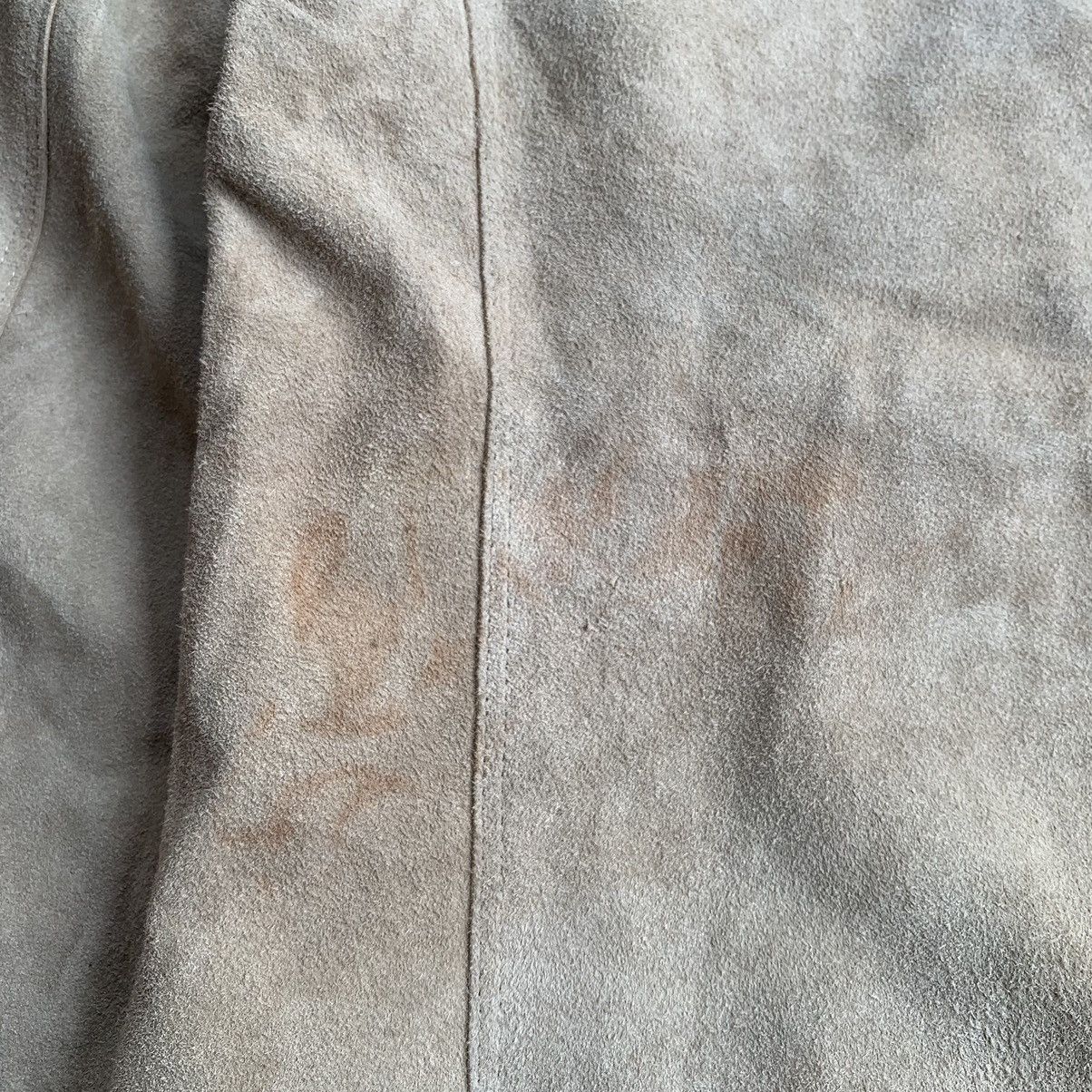 Vintage comme des garcons homme cow hide blazer