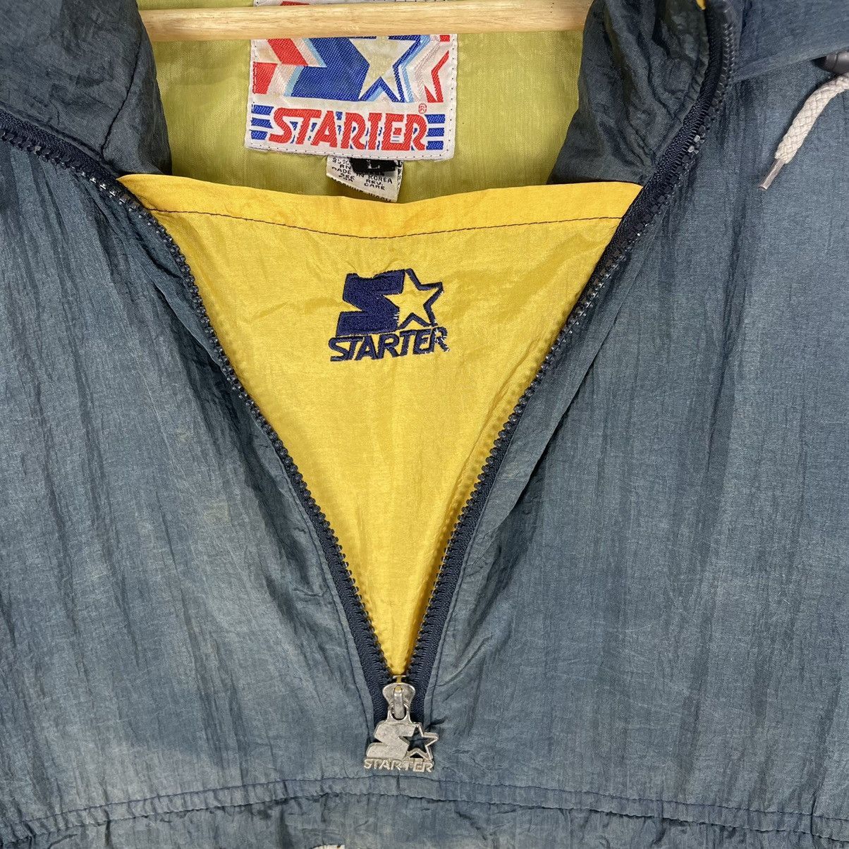Starter ❄️STARTER MICHIGAN HOODIE HALF ZIP LIGHT JACKET Size US L / EU 52-54 / 3 - 6 Thumbnail