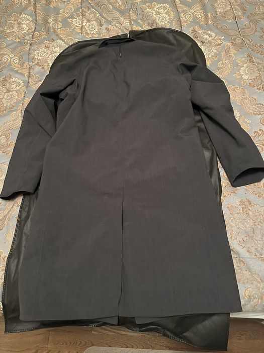 lenan insulated tech wool topcoat