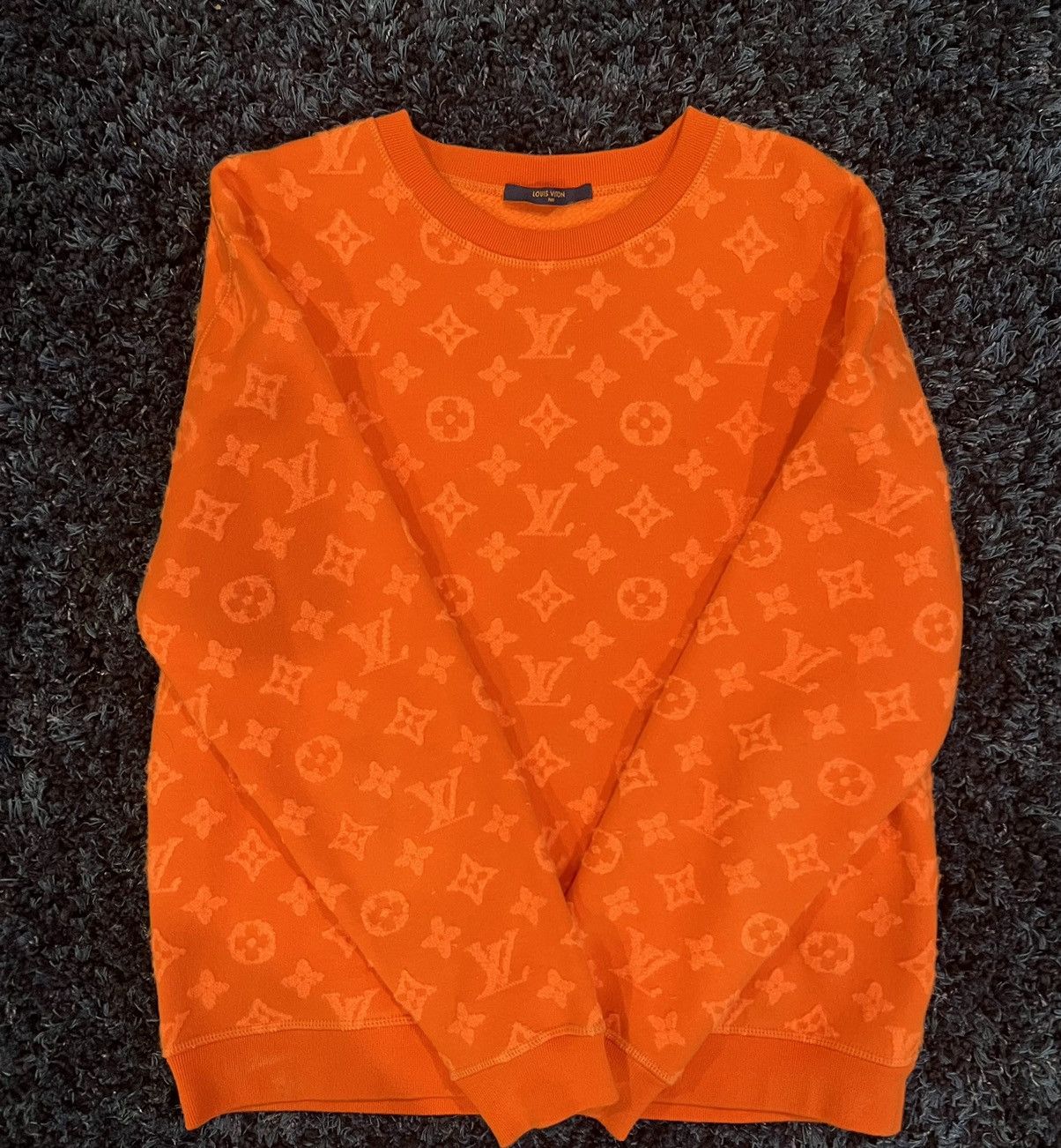 Louis vuitton cheap orange sweatshirt