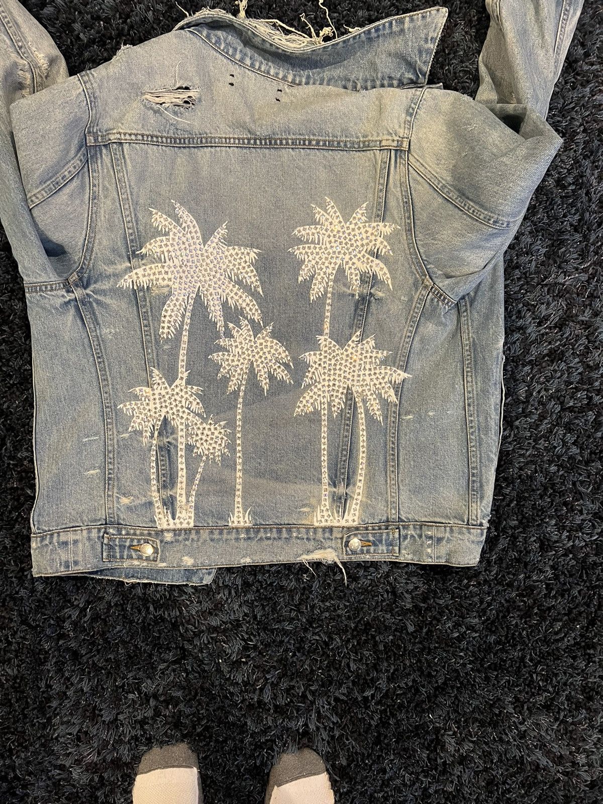 Amiri Amiri Crystal Denim Jacket Size US M / EU 48-50 / 2 - 6 Thumbnail