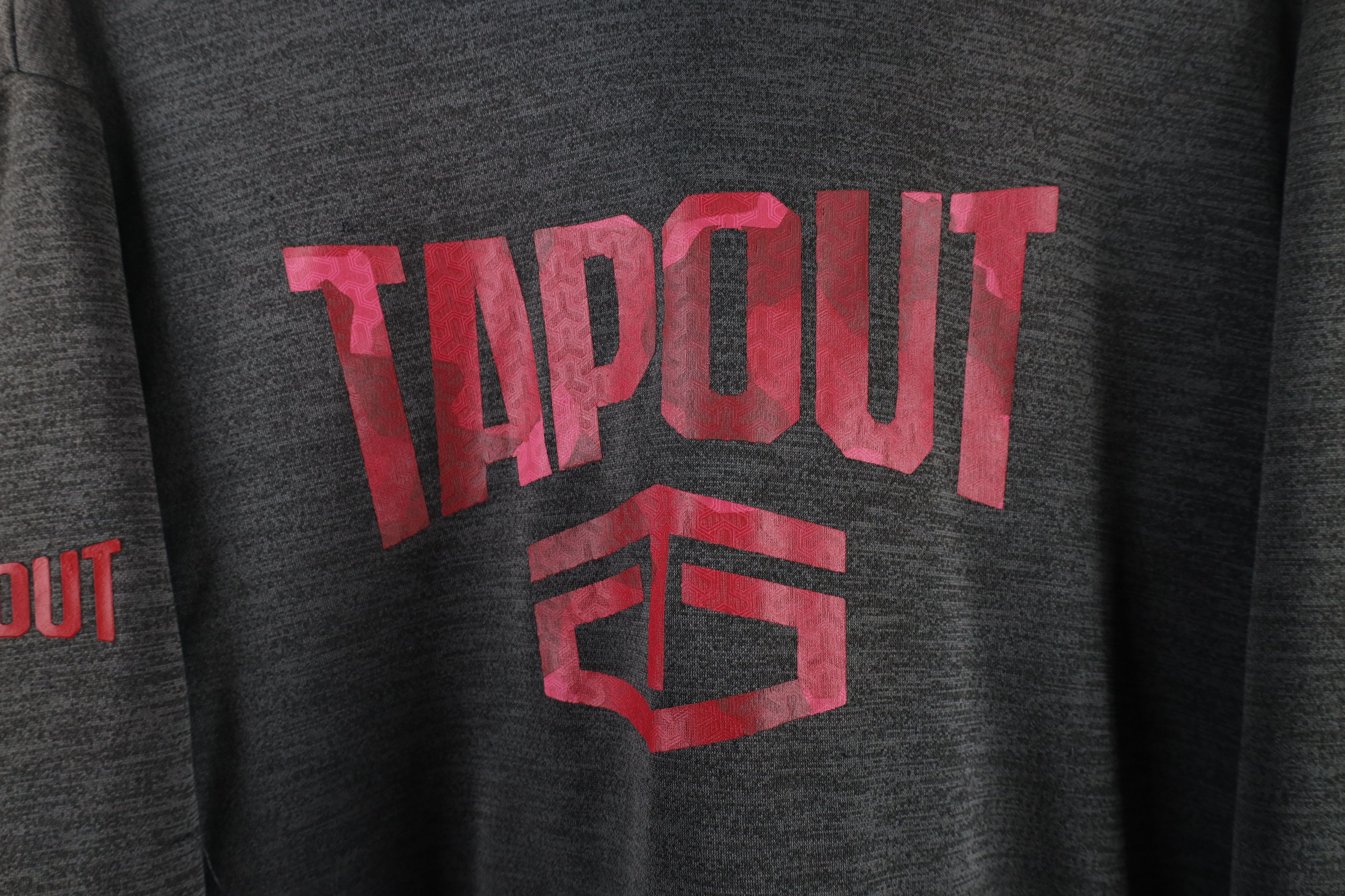 Vintage Tapout UFC MMA Fighting Out Hoodie Sweatshirt Heather Gray Size US M / EU 48-50 / 2 - 5 Thumbnail
