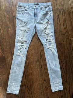 AMIRI paint-splatter skinny jeans – TOPDROP-NEWYORK