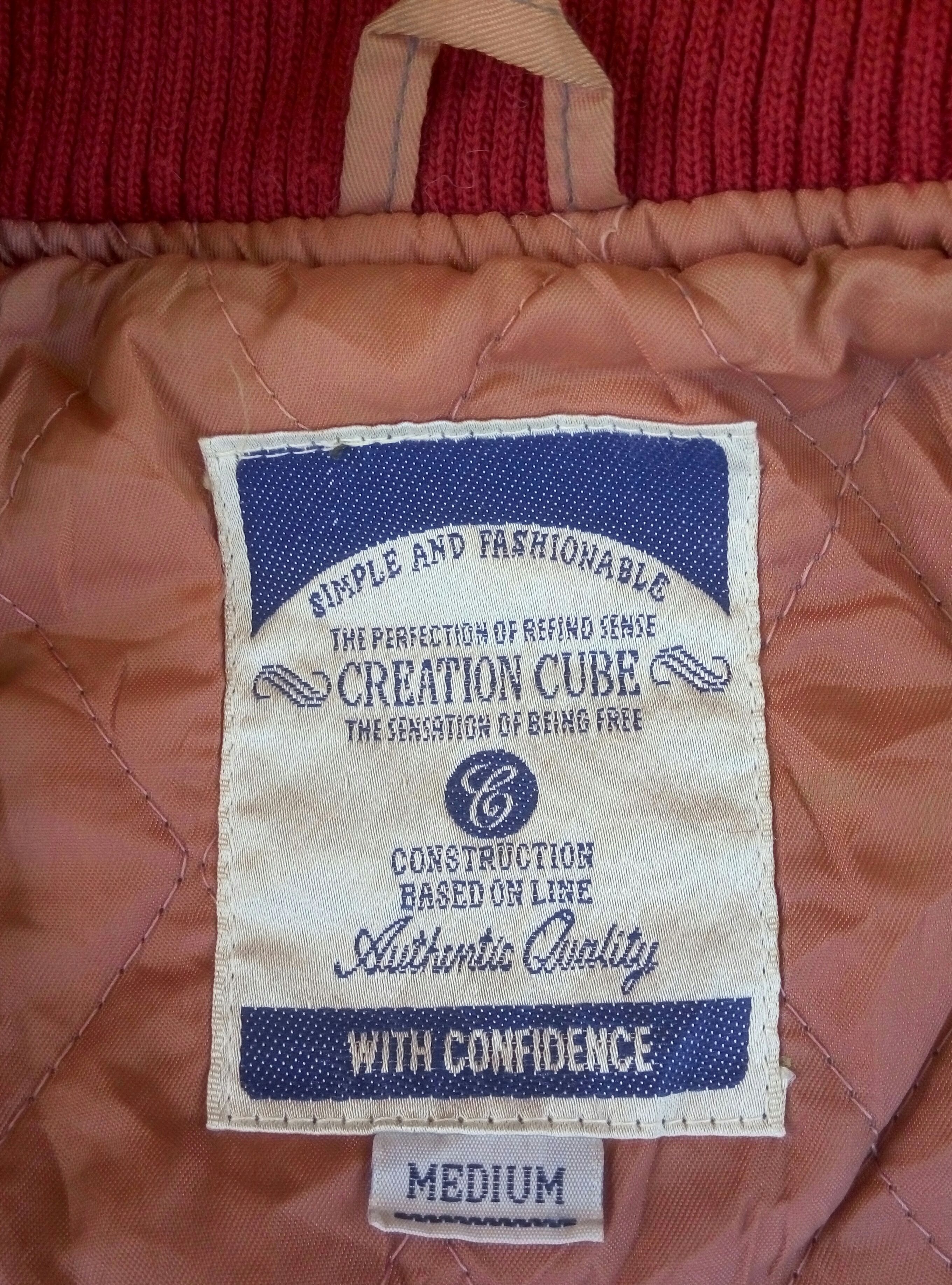 Japanese Brand Creation Cube Varsity Jacket Baseball Jacket Size US M / EU 48-50 / 2 - 4 Thumbnail
