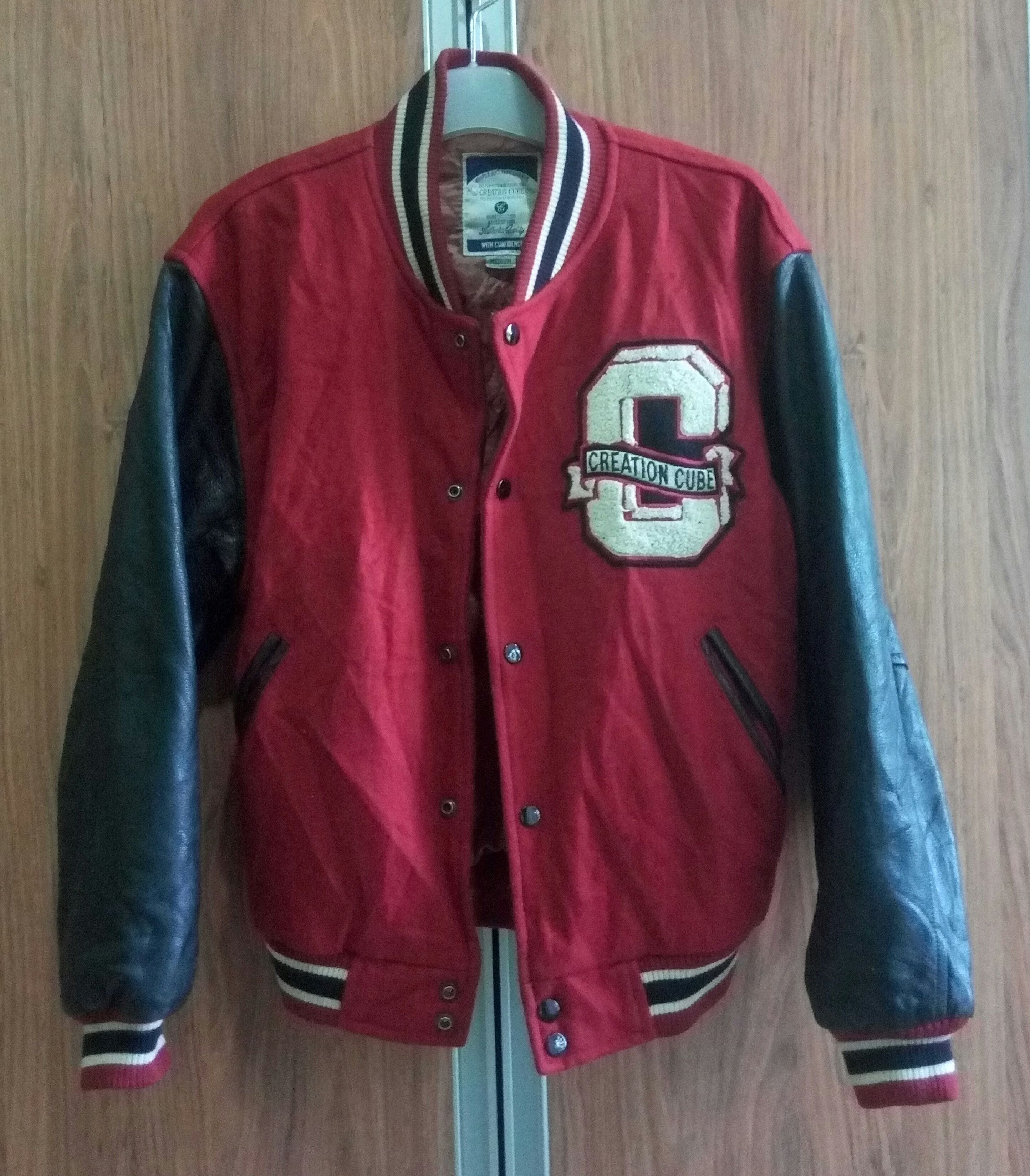 Creation Cube Varsity Jacket Baseball Jacket