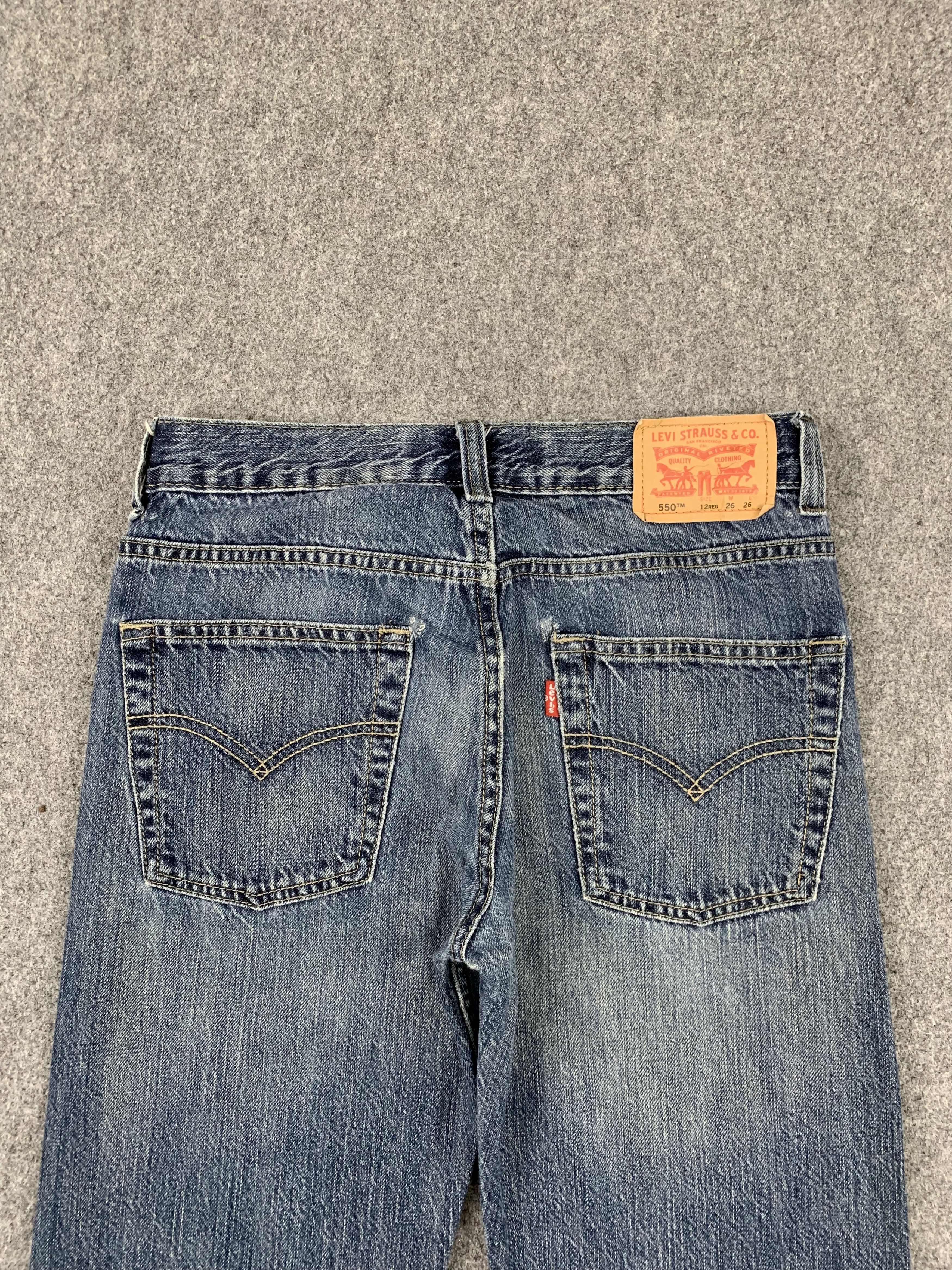 Levi's Vintage Levis 550 Faded Blue Jeans DP1890 Size US 27 - 4 Thumbnail