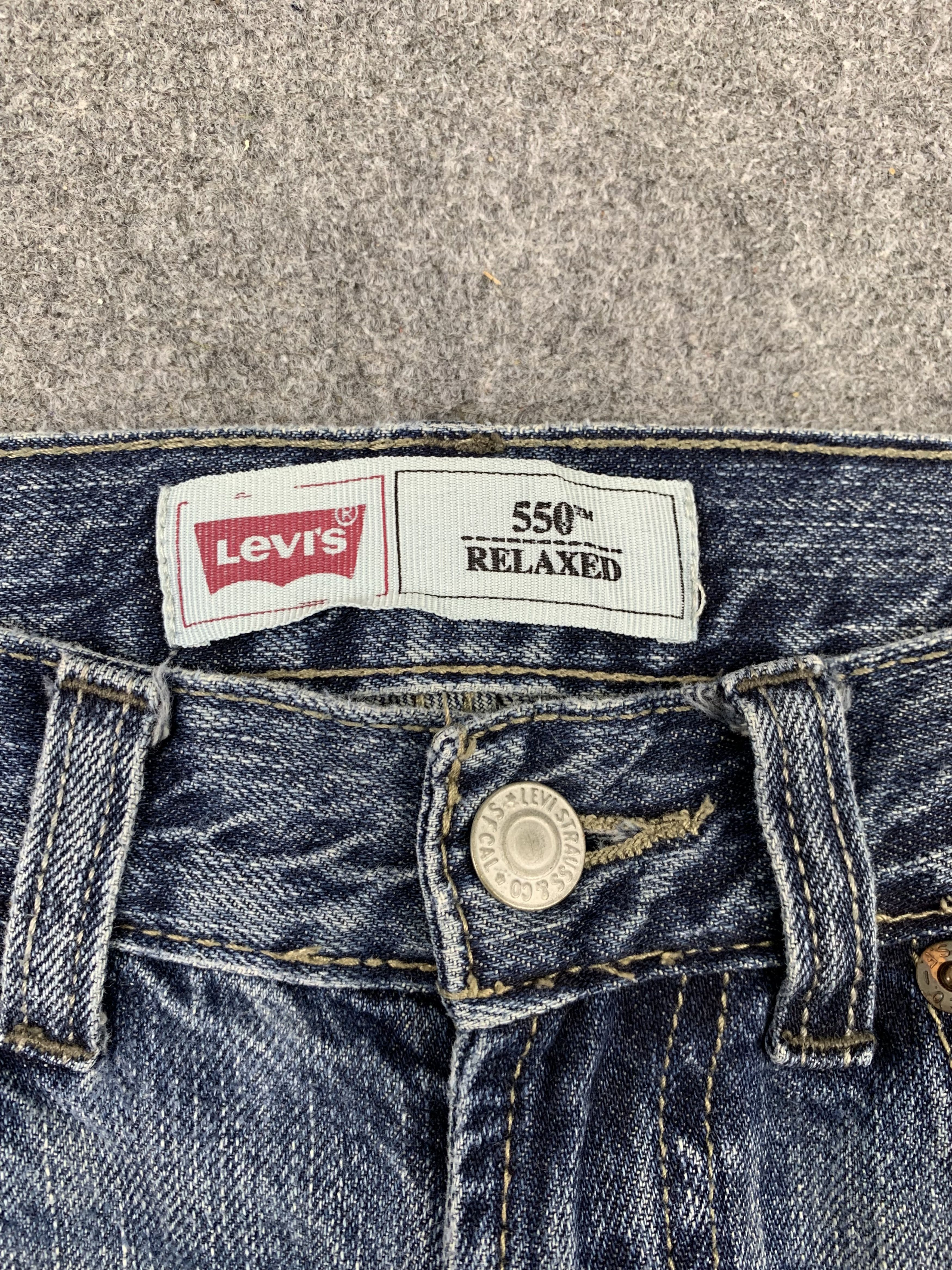Levi's Vintage Levis 550 Faded Blue Jeans DP1890 Size US 27 - 7 Thumbnail