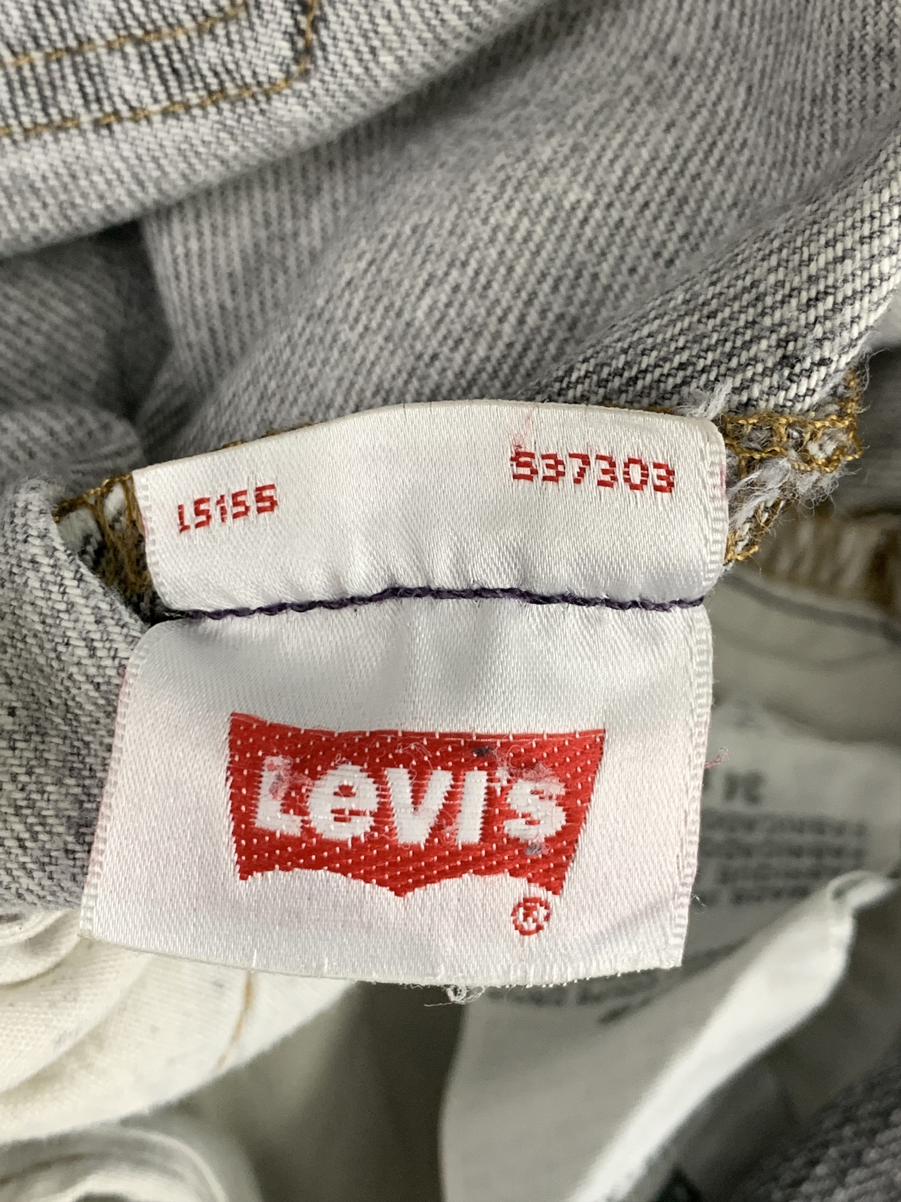 Levi's Vintage Levis 501 Faded Black Jeans DP1891 Size US 35 - 7 Thumbnail