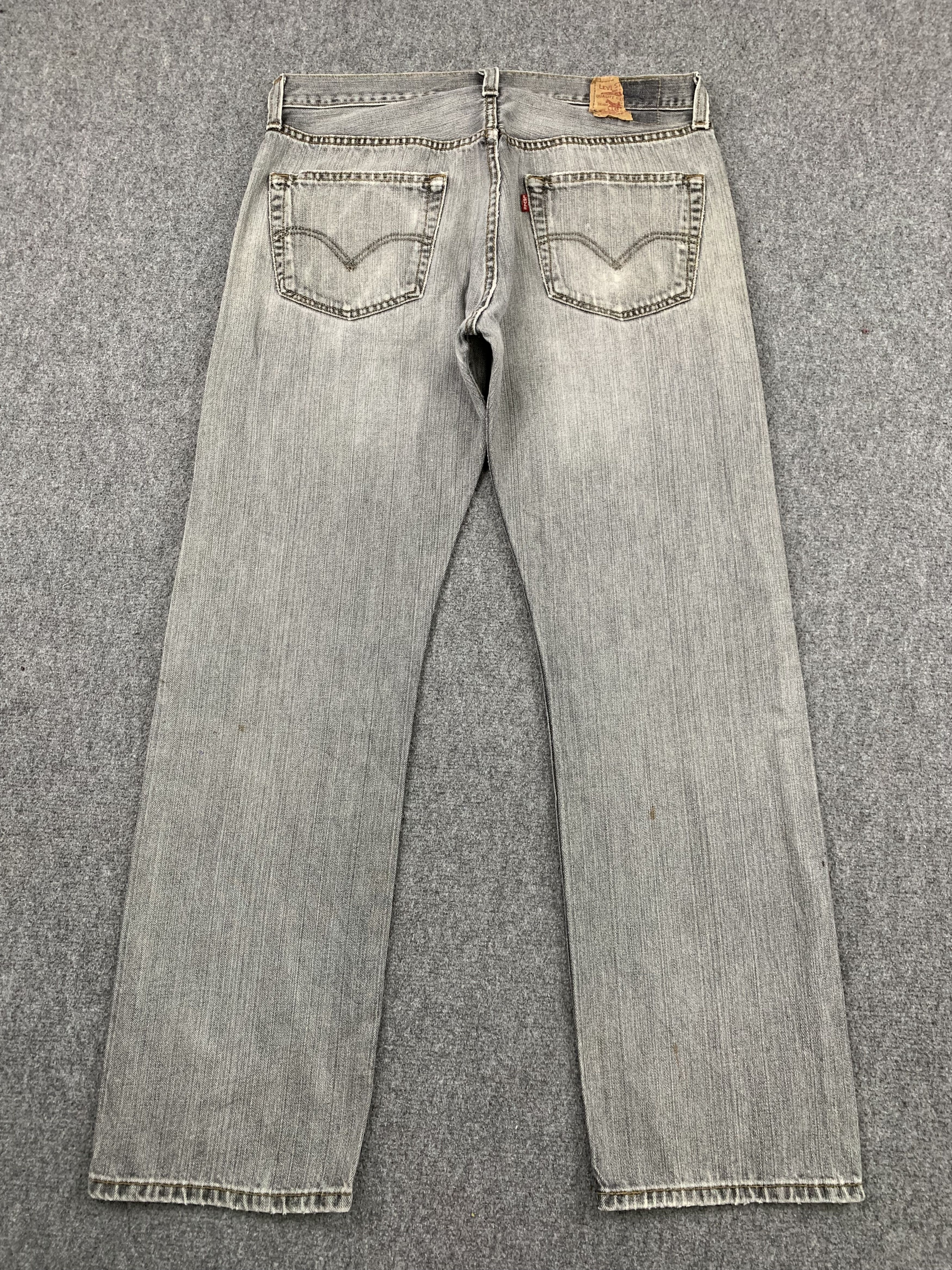 Levi's Vintage Levis 501 Faded Black Jeans DP1891 Size US 35 - 3 Thumbnail