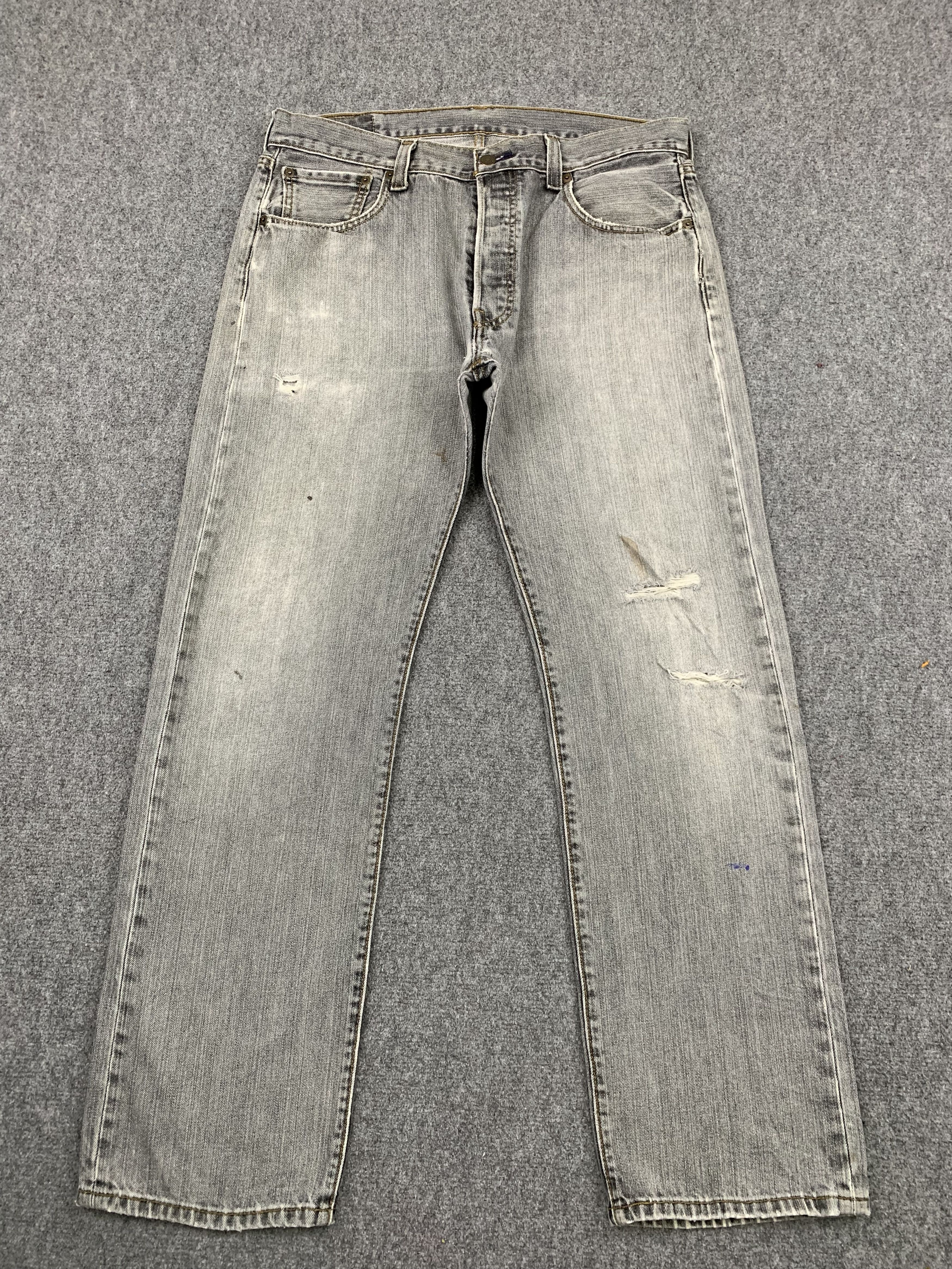 Levi's Vintage Levis 501 Faded Black Jeans DP1891 Size US 35 - 1 Thumbnail
