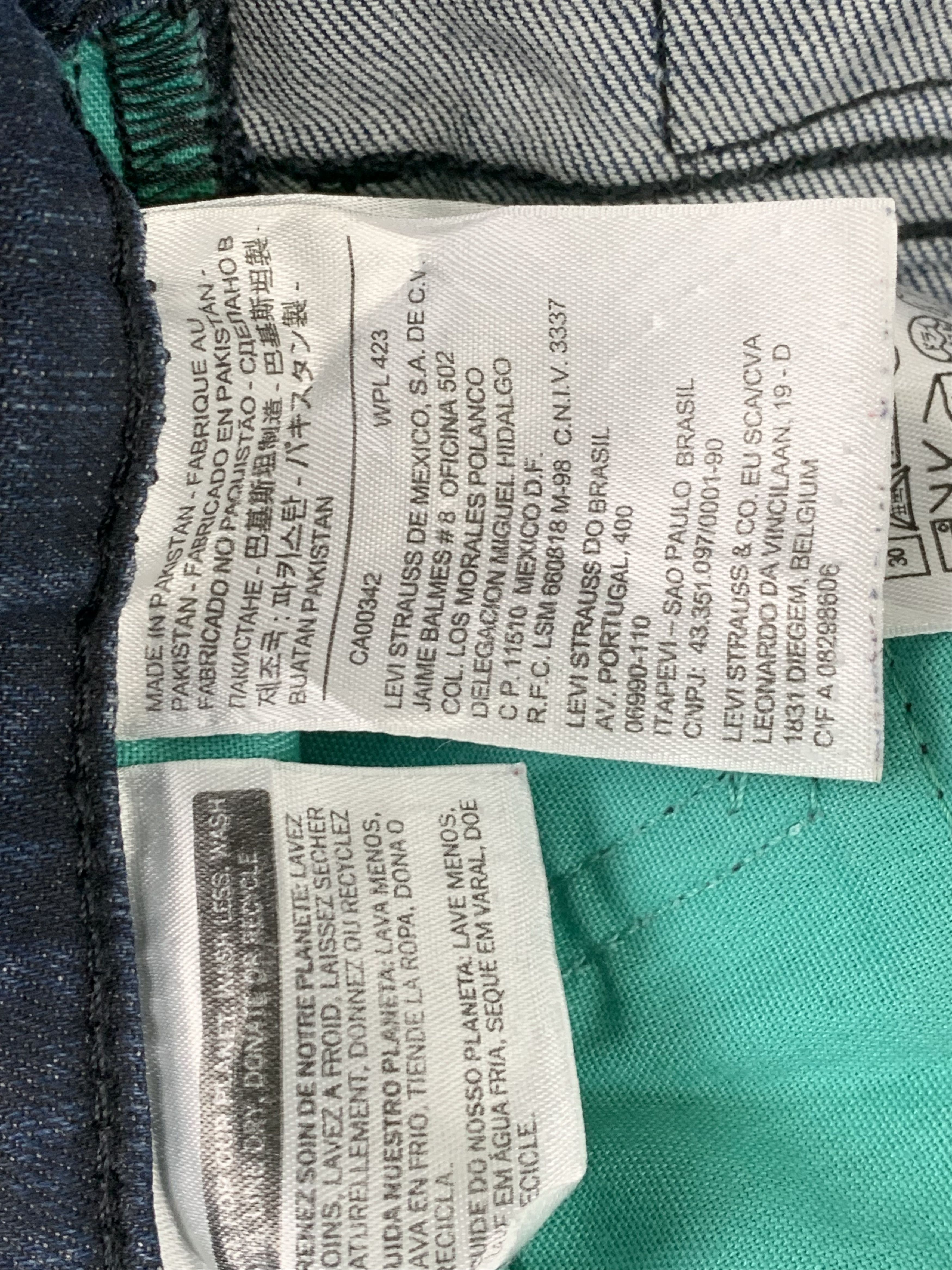 Levi's Vintage Levis 511 Faded Blue Jeans DP1893 Size US 30 / EU 46 - 7 Thumbnail