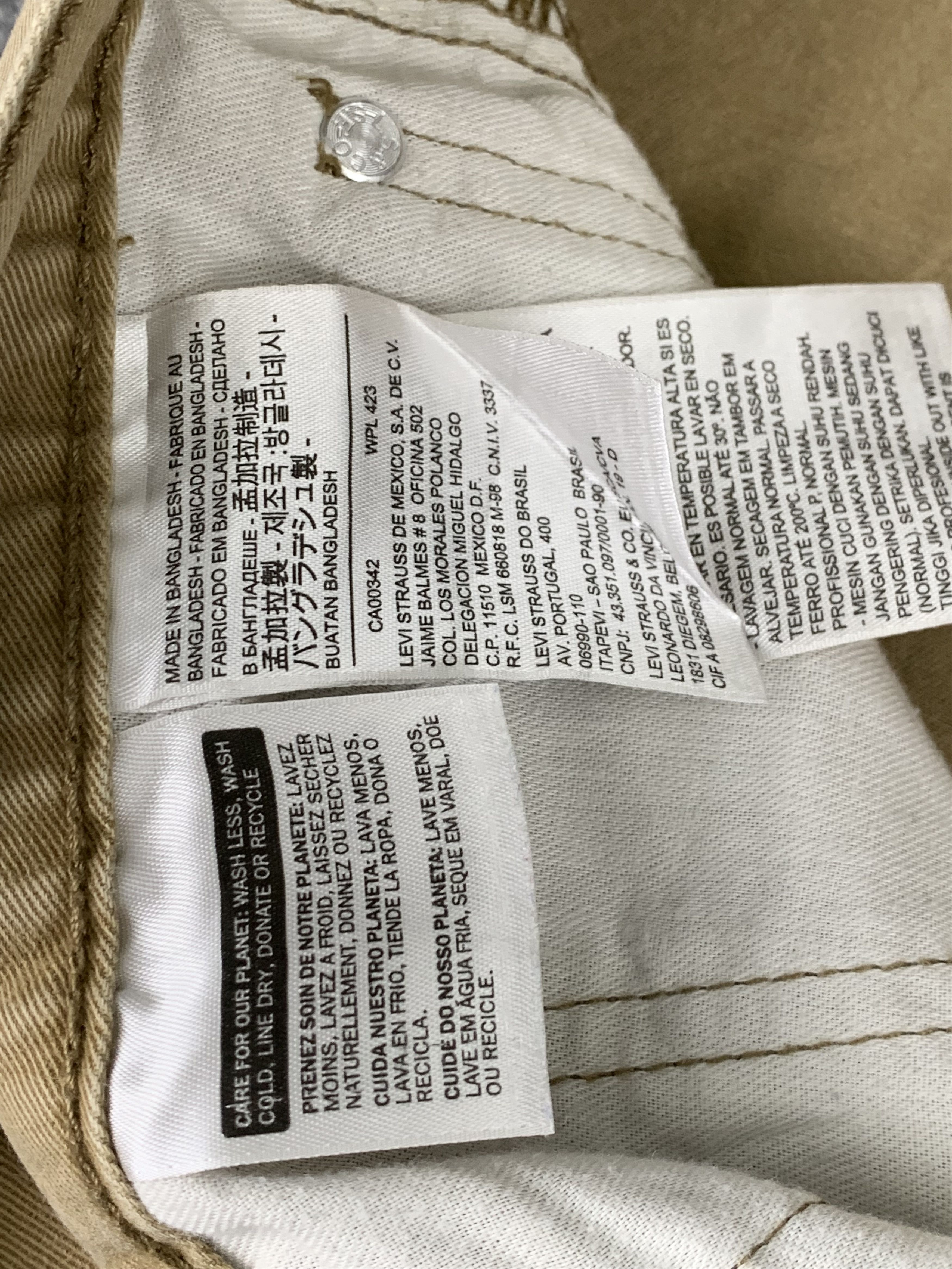 Levi's Vintage Levis 514 Jeans DP1894 Size US 36 / EU 52 - 11 Thumbnail
