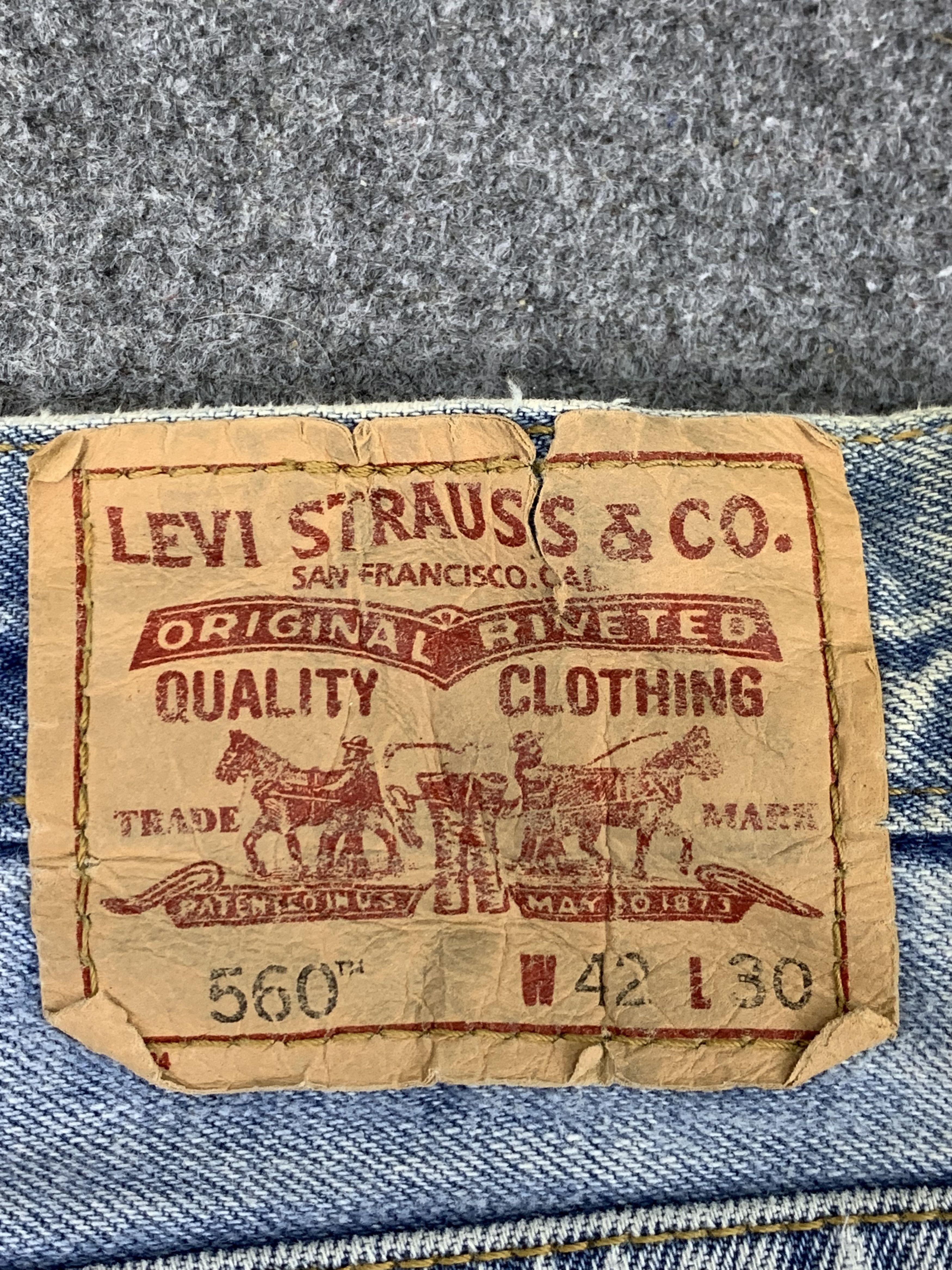 Levi's Vintage Levis 560 Light Wash Jeans DP1897 Size US 44 / EU 60 - 5 Thumbnail