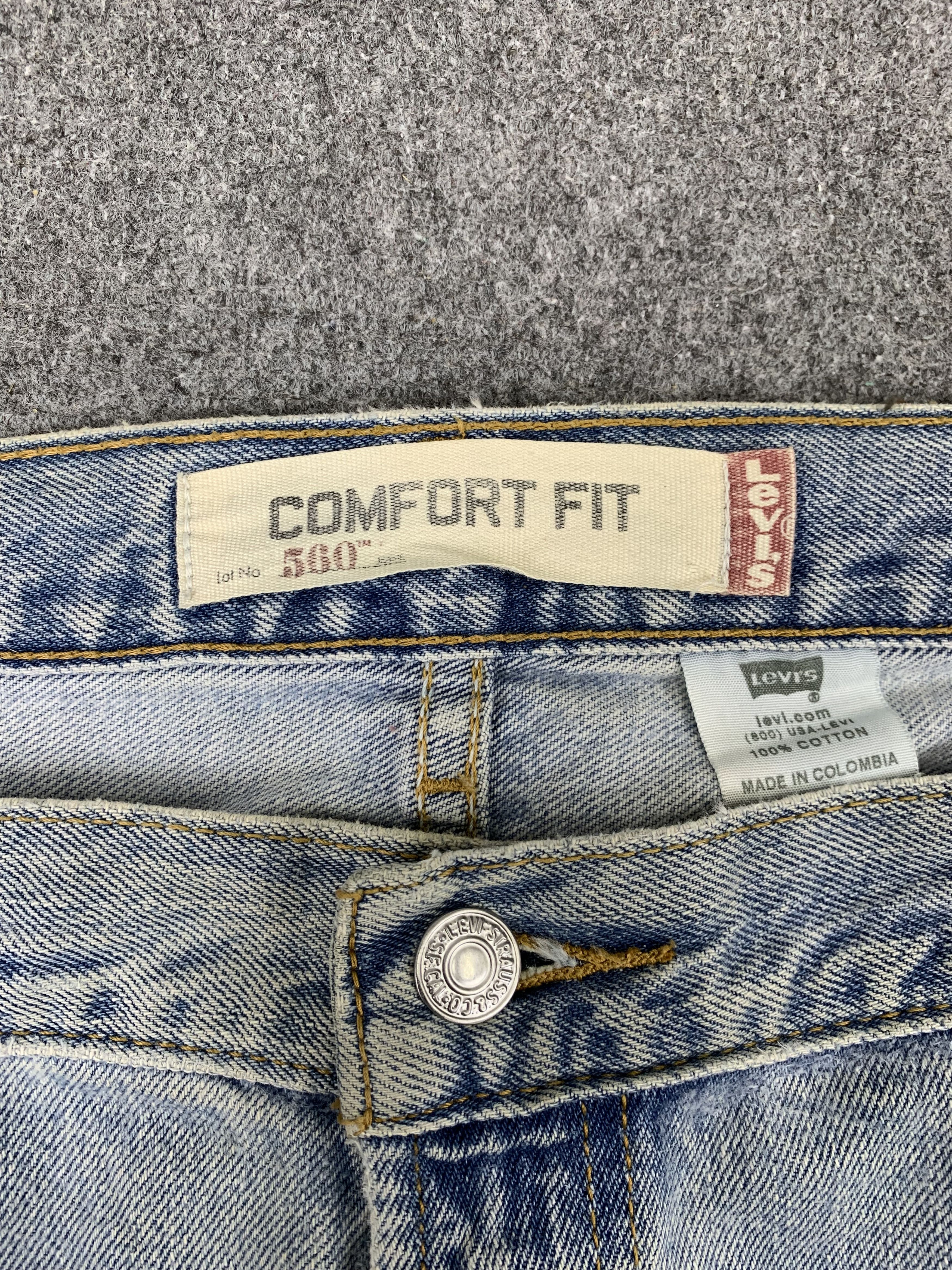 Levi's Vintage Levis 560 Light Wash Jeans DP1897 Size US 44 / EU 60 - 9 Thumbnail