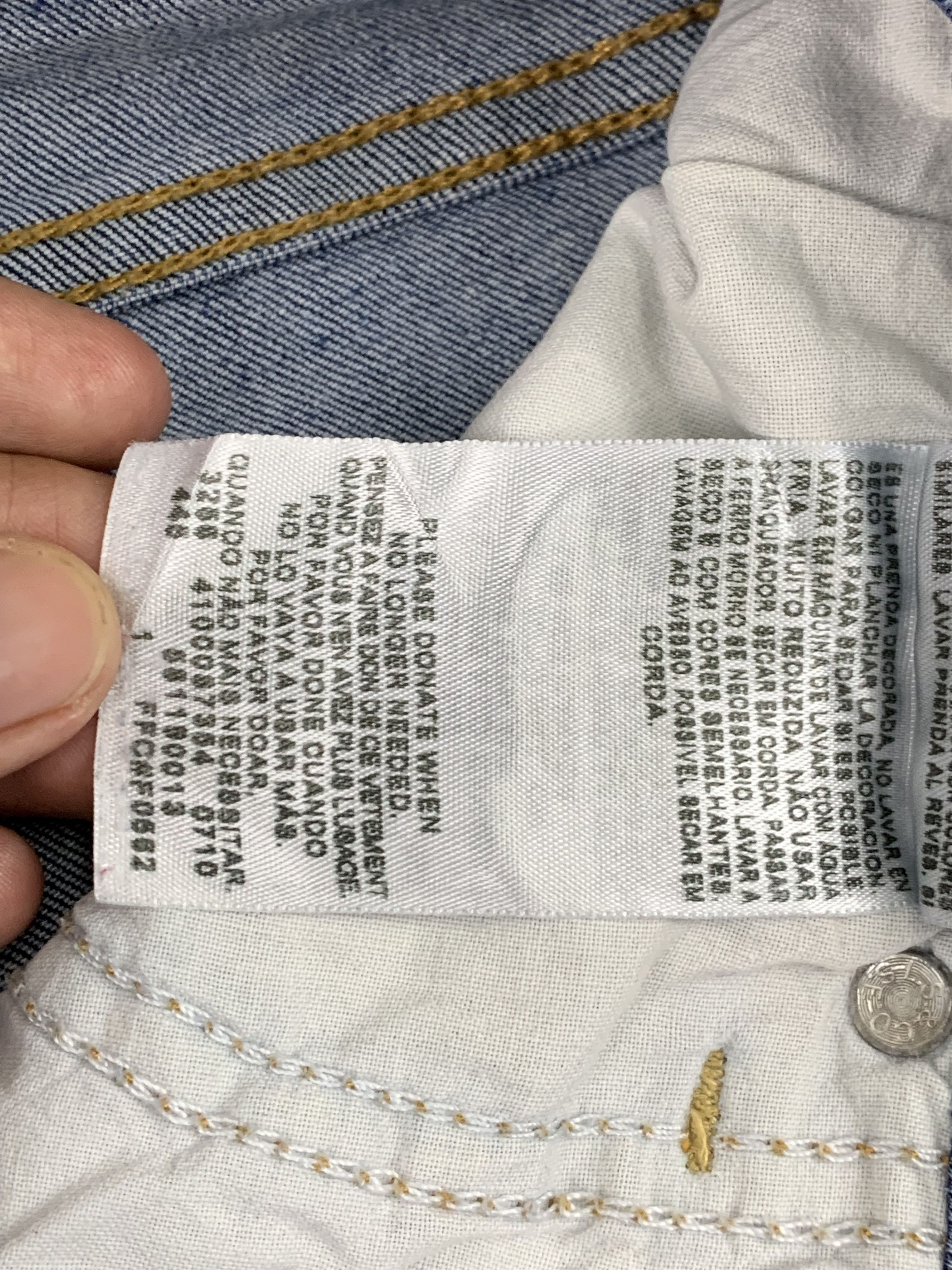 Levi's Vintage Levis 512 Faded Blue Jeans DP1899 Size US 29 - 9 Thumbnail