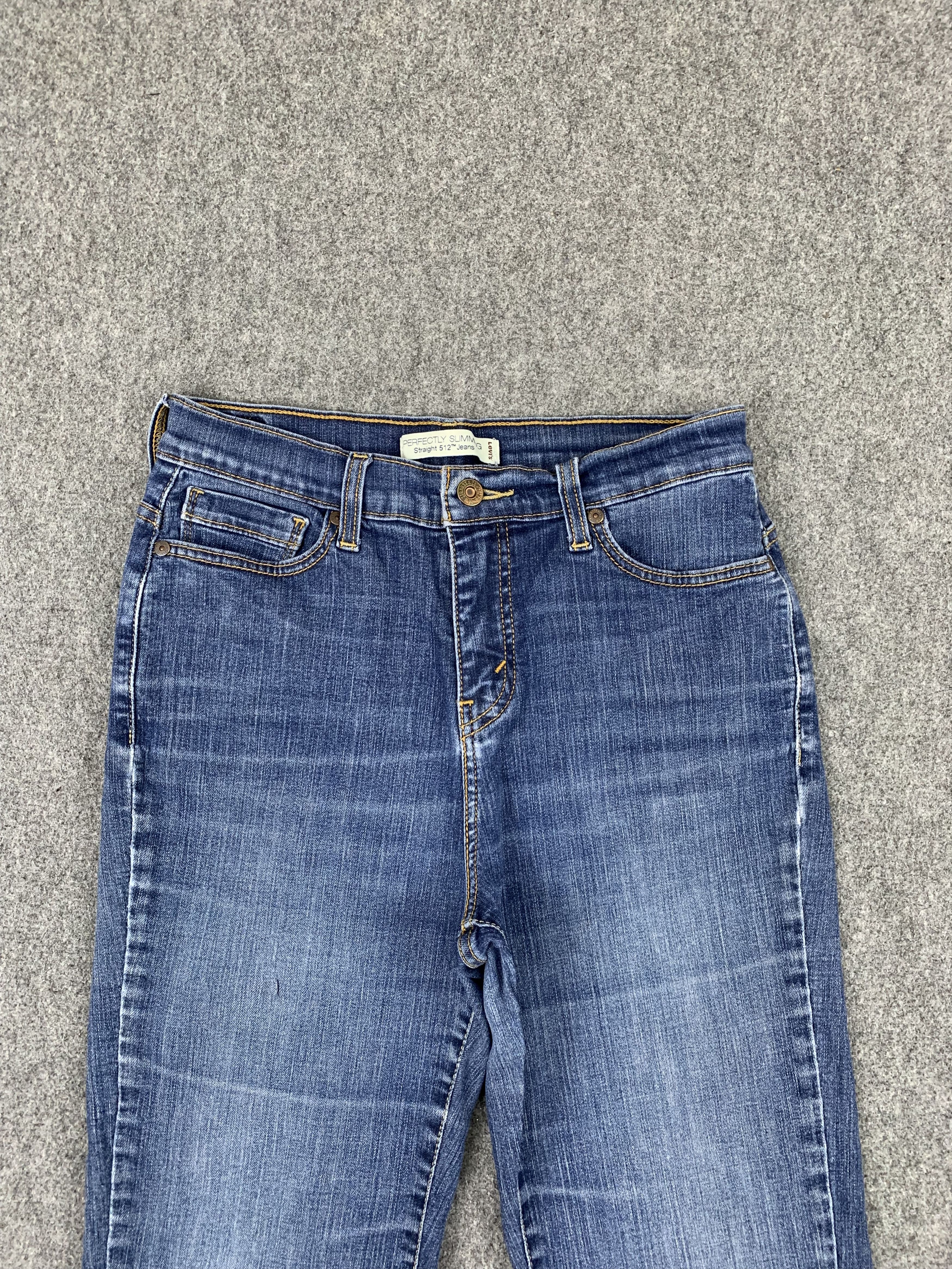 Levi's Vintage Levis 512 Faded Blue Jeans DP1899 Size US 29 - 2 Thumbnail