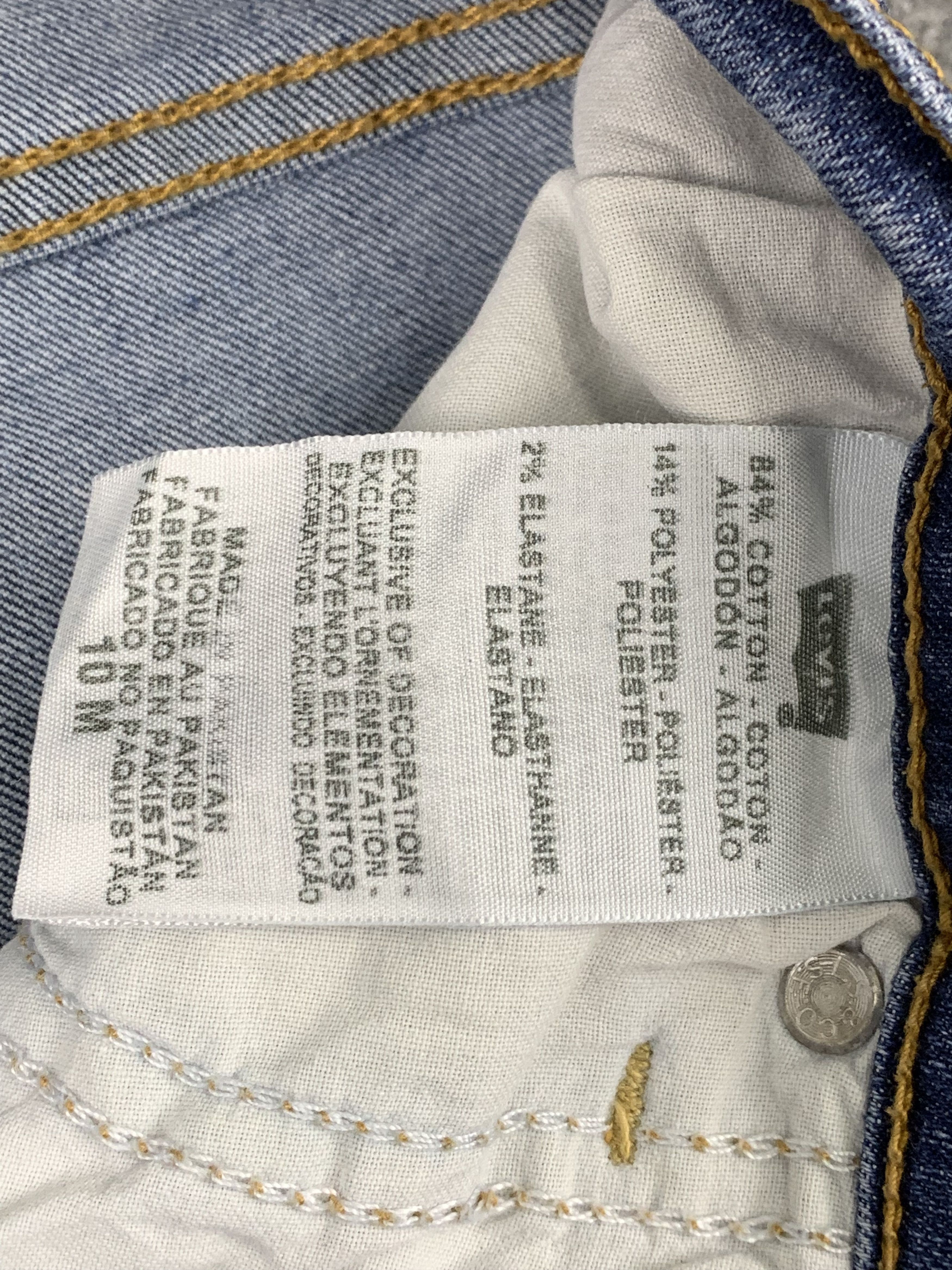 Levi's Vintage Levis 512 Faded Blue Jeans DP1899 Size US 29 - 8 Thumbnail