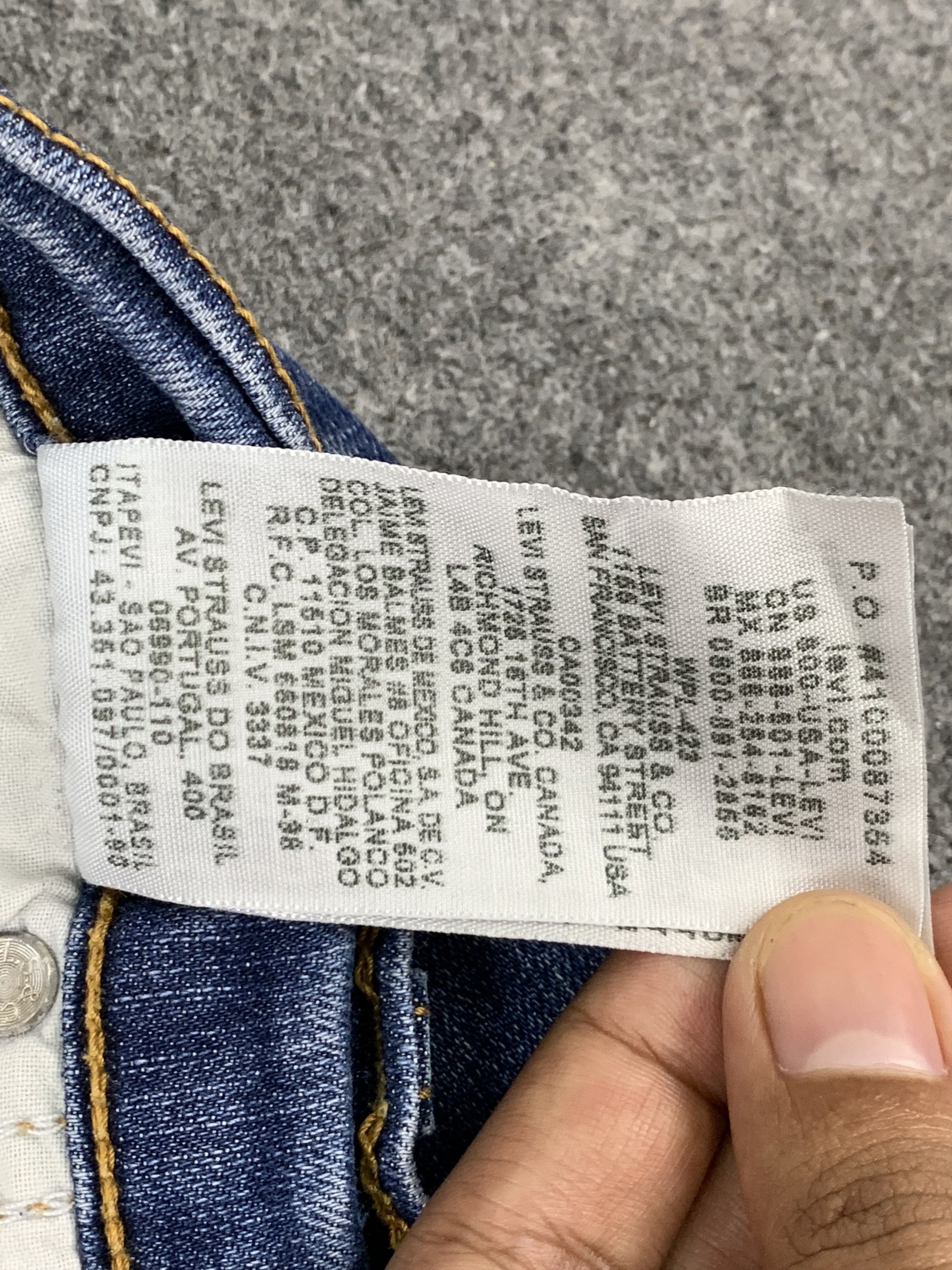 Levi's Vintage Levis 512 Faded Blue Jeans DP1899 Size US 29 - 11 Thumbnail