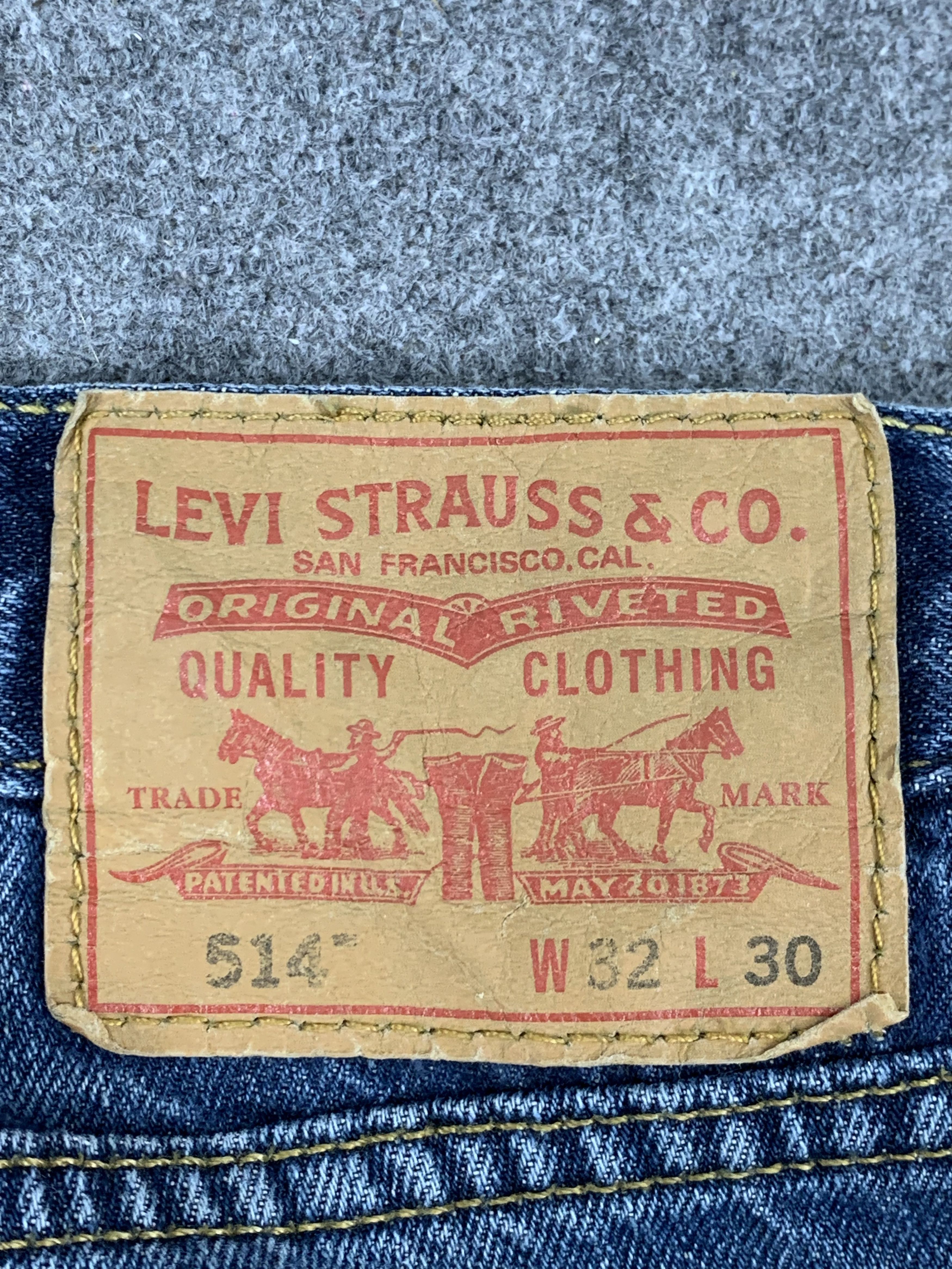 Levi's × Vintage Vintage Levis 514 Faded Blue Jeans DP1903 Size US 33 - 5 Thumbnail