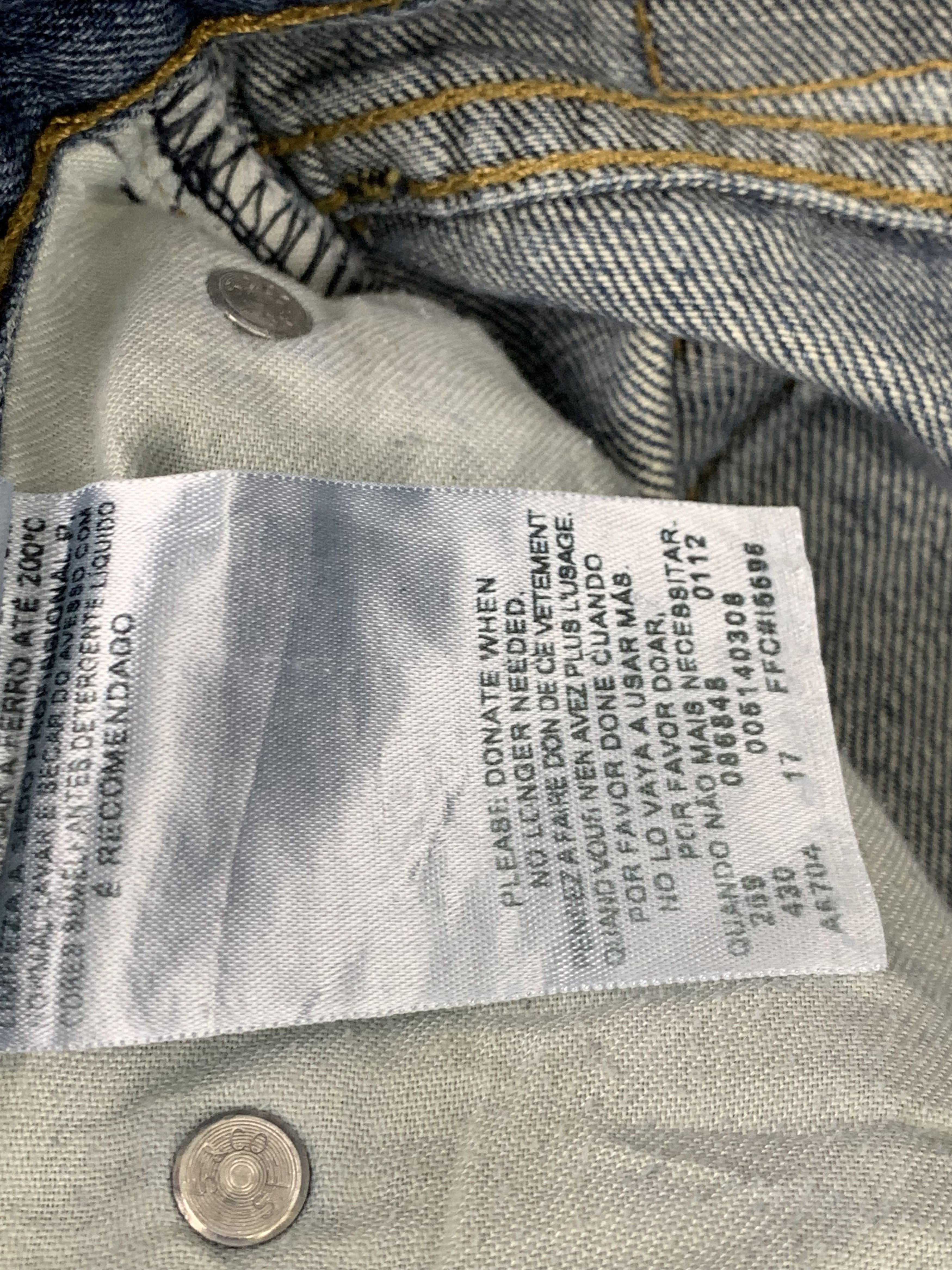 Levi's × Vintage Vintage Levis 514 Faded Blue Jeans DP1903 Size US 33 - 13 Thumbnail