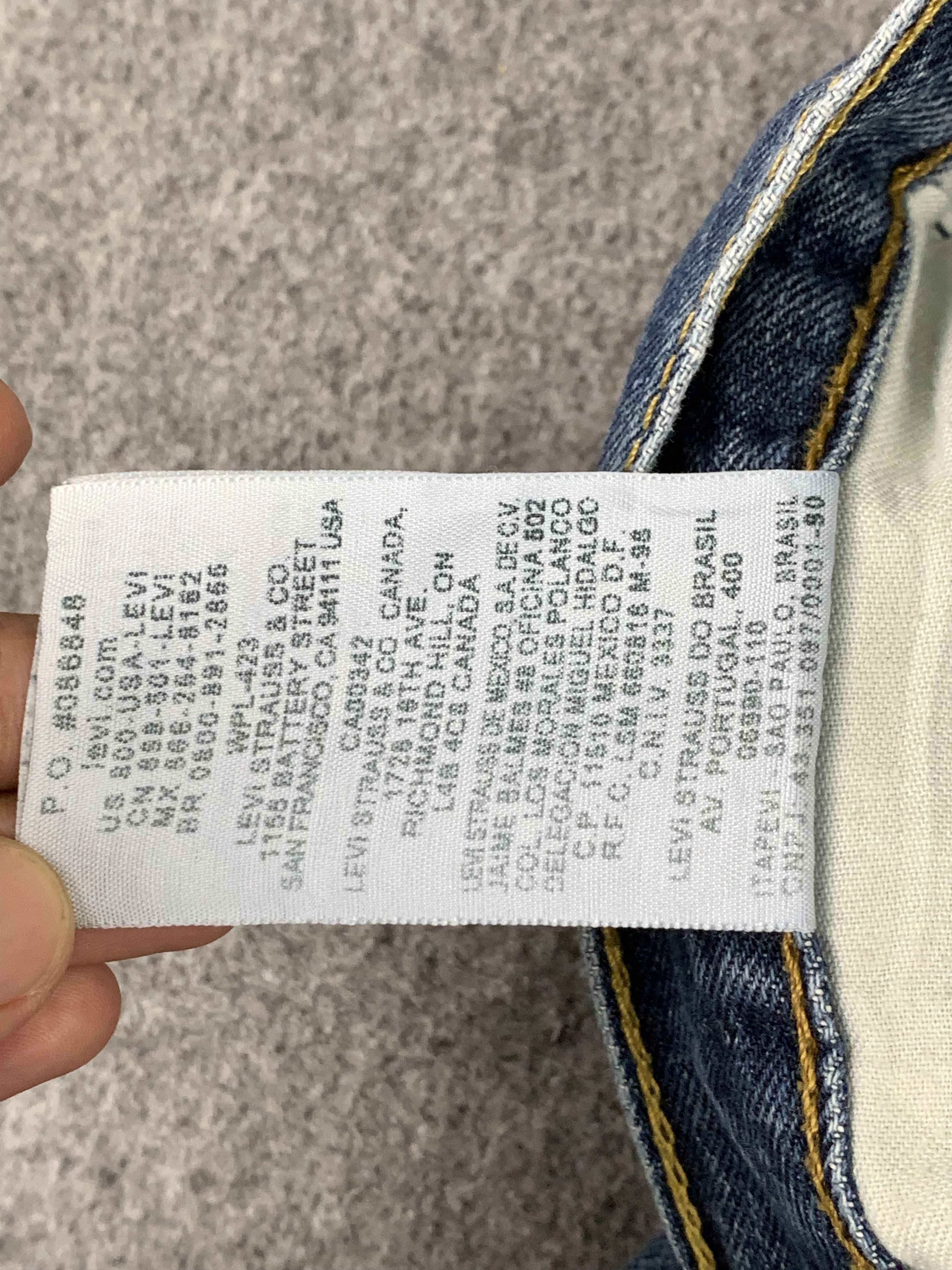 Levi's × Vintage Vintage Levis 514 Faded Blue Jeans DP1903 Size US 33 - 14 Thumbnail