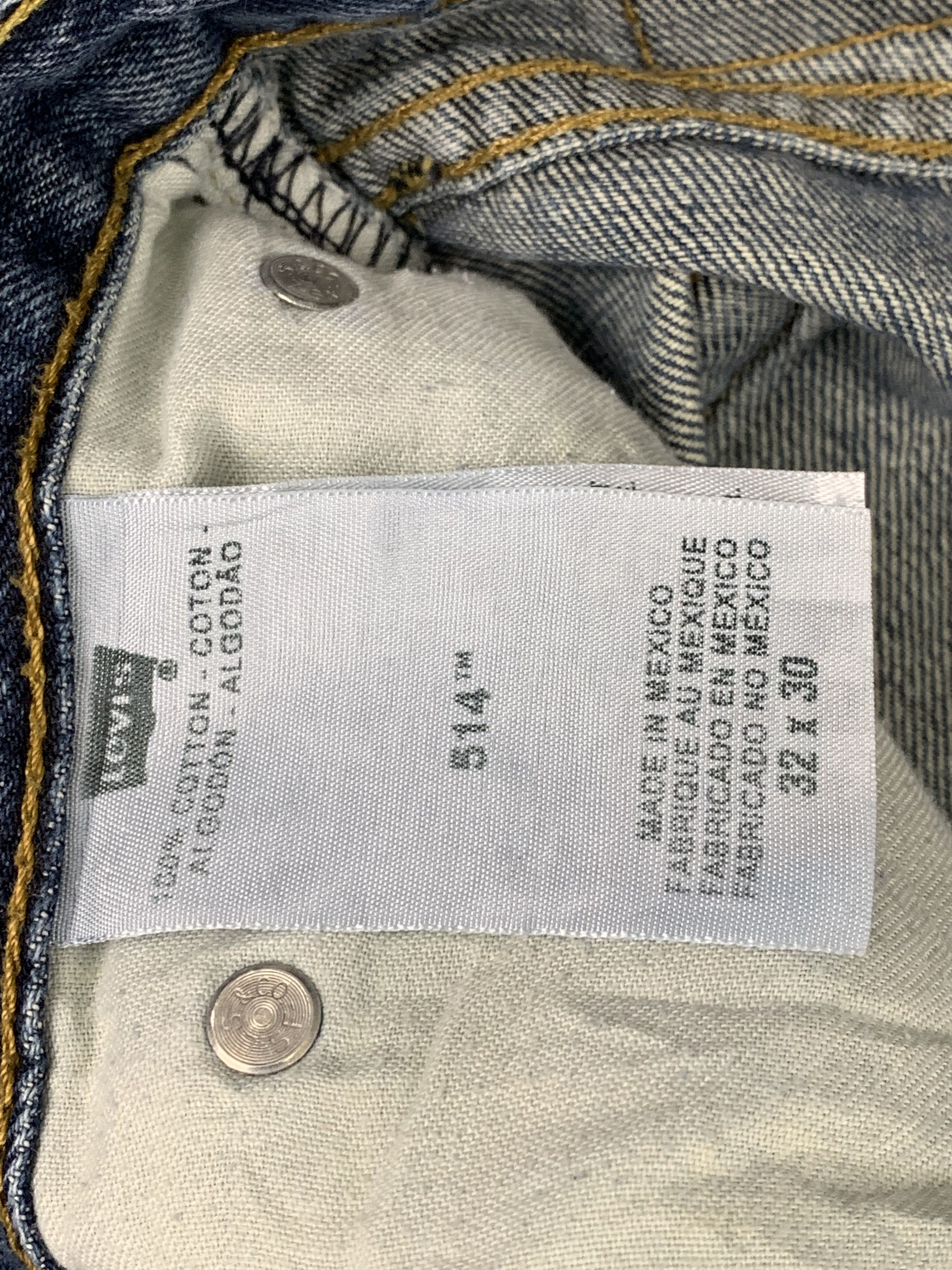 Levi's × Vintage Vintage Levis 514 Faded Blue Jeans DP1903 Size US 33 - 11 Thumbnail
