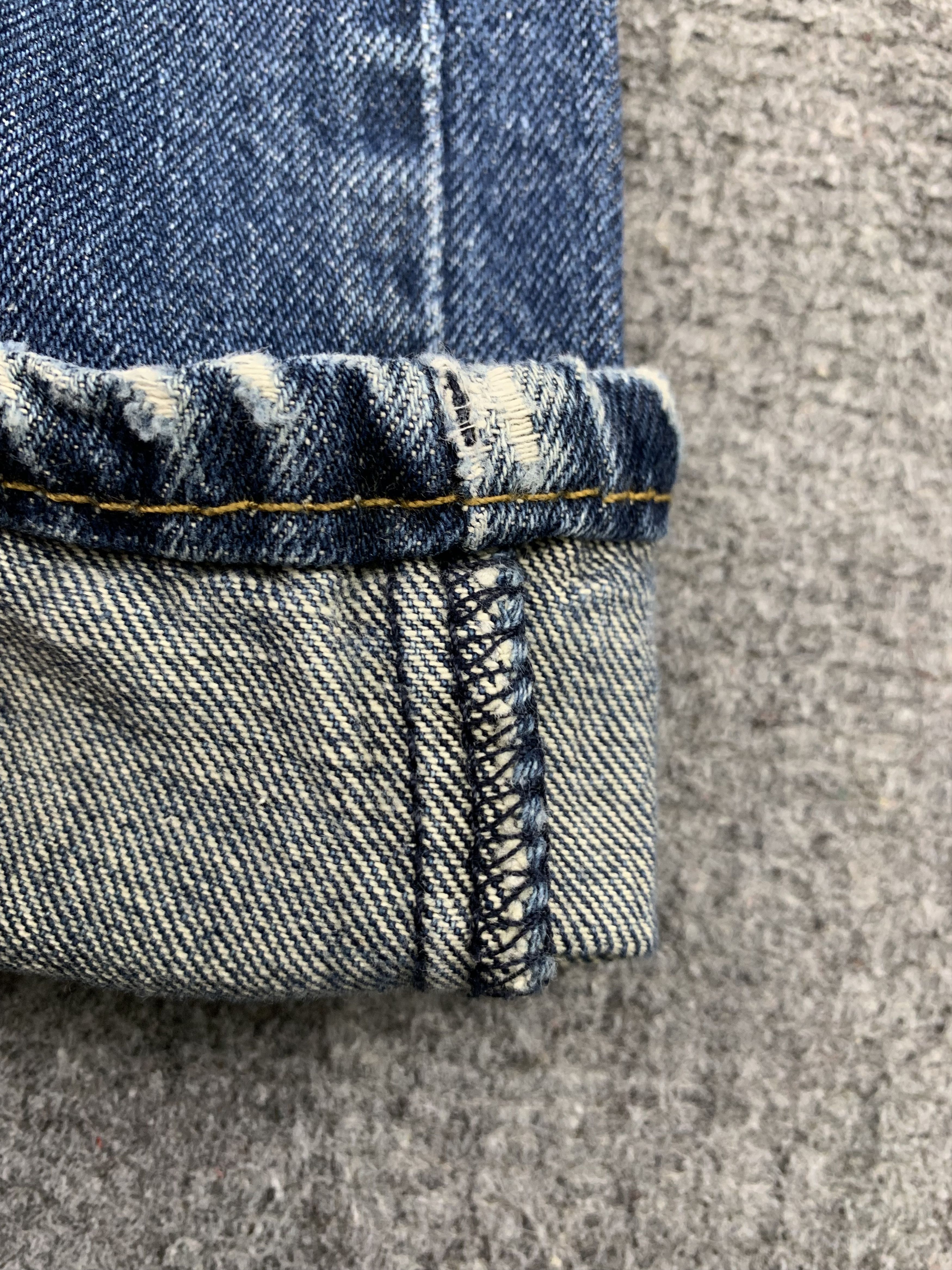 Levi's × Vintage Vintage Levis 514 Faded Blue Jeans DP1903 Size US 33 - 7 Thumbnail