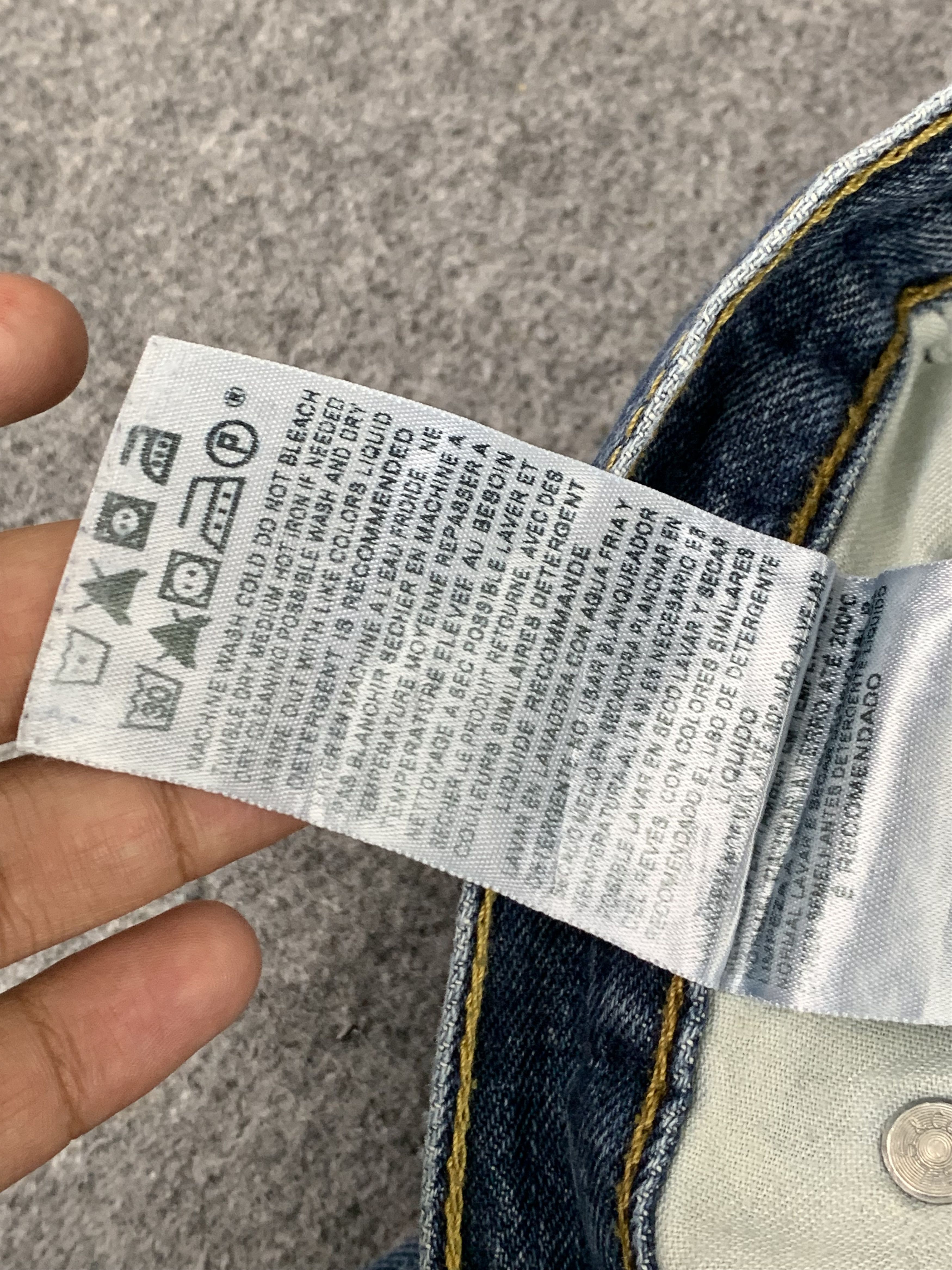 Levi's × Vintage Vintage Levis 514 Faded Blue Jeans DP1903 Size US 33 - 12 Thumbnail