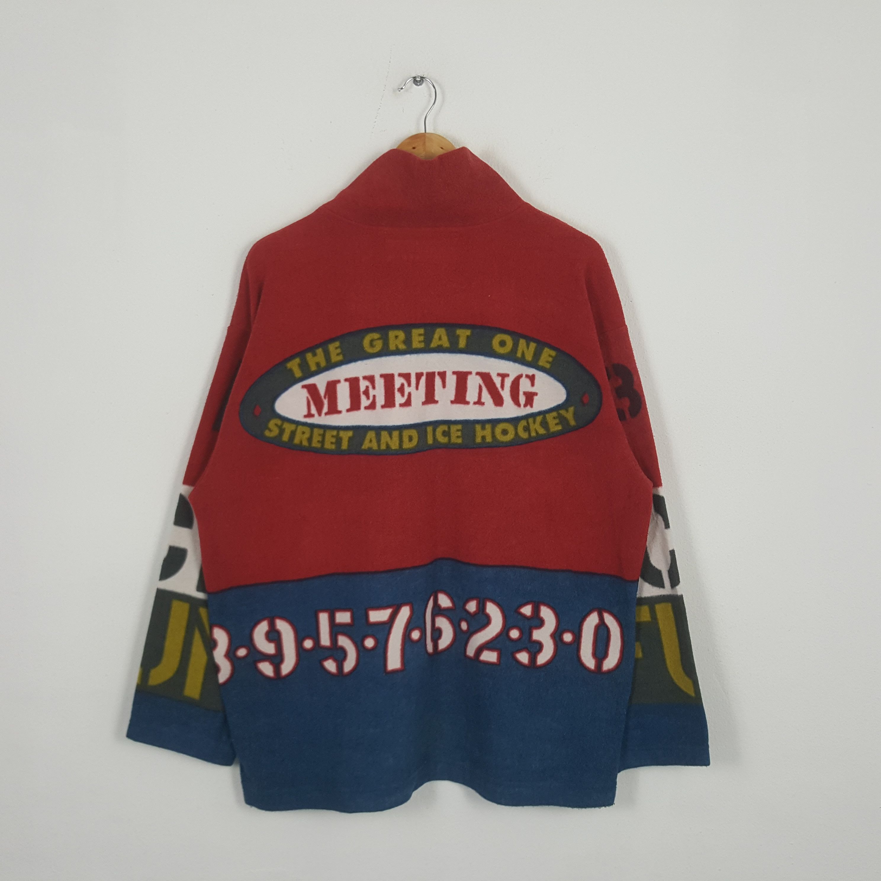 Vintage The Great One Meeting Street And Ice Hockey Fleece