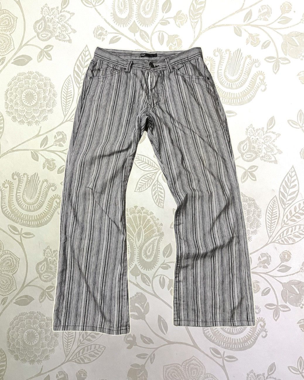 If Six Was Nine × Solid and Striped MFE HICKORY GENES Vintage 80s Japan Inspired By Needles Size US 30 / EU 46 - 1 Thumbnail