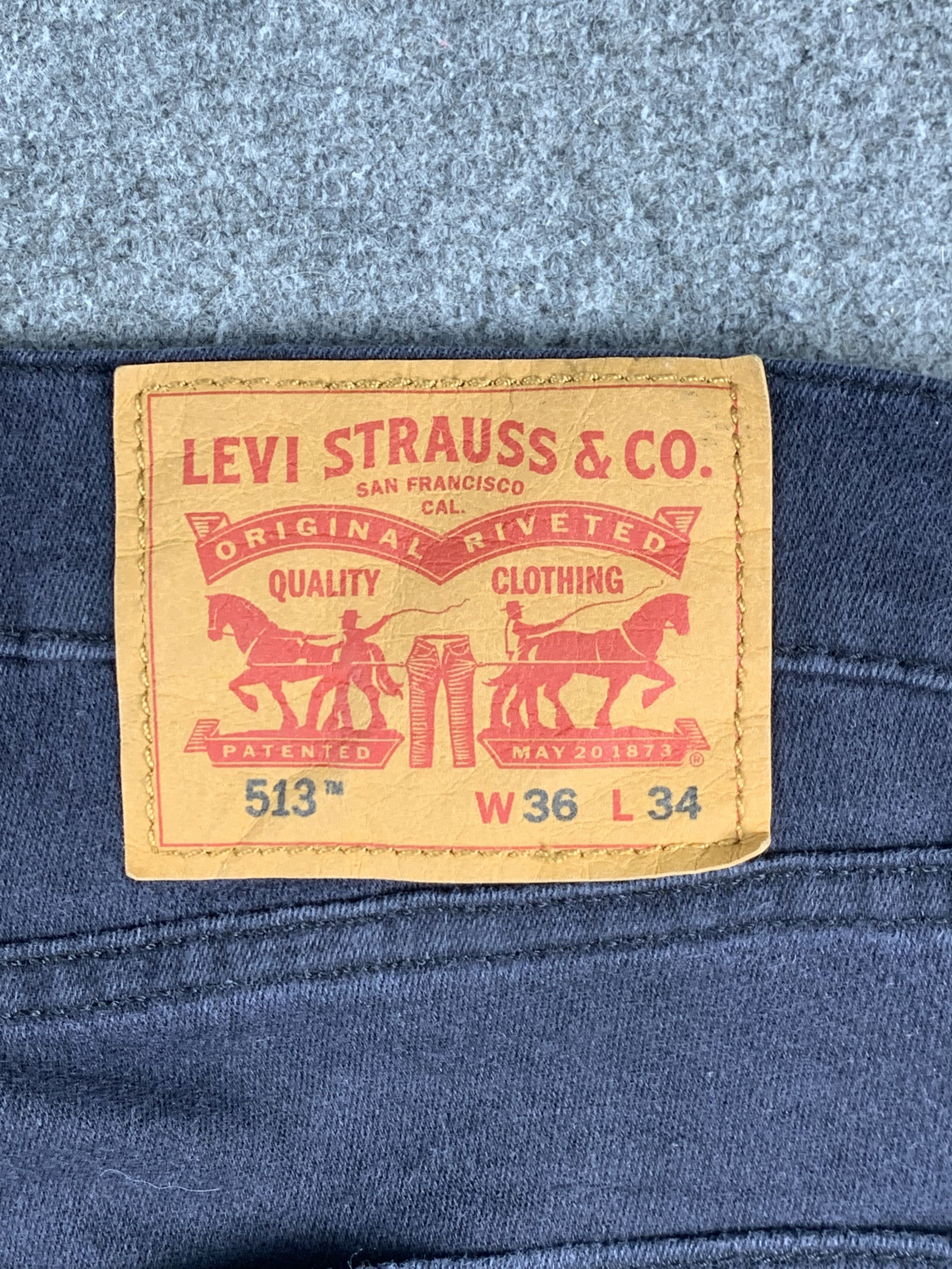 Levi's Vintage Levis 513 Faded Black Jeans DP1909 Size US 38 / EU 54 - 5 Thumbnail