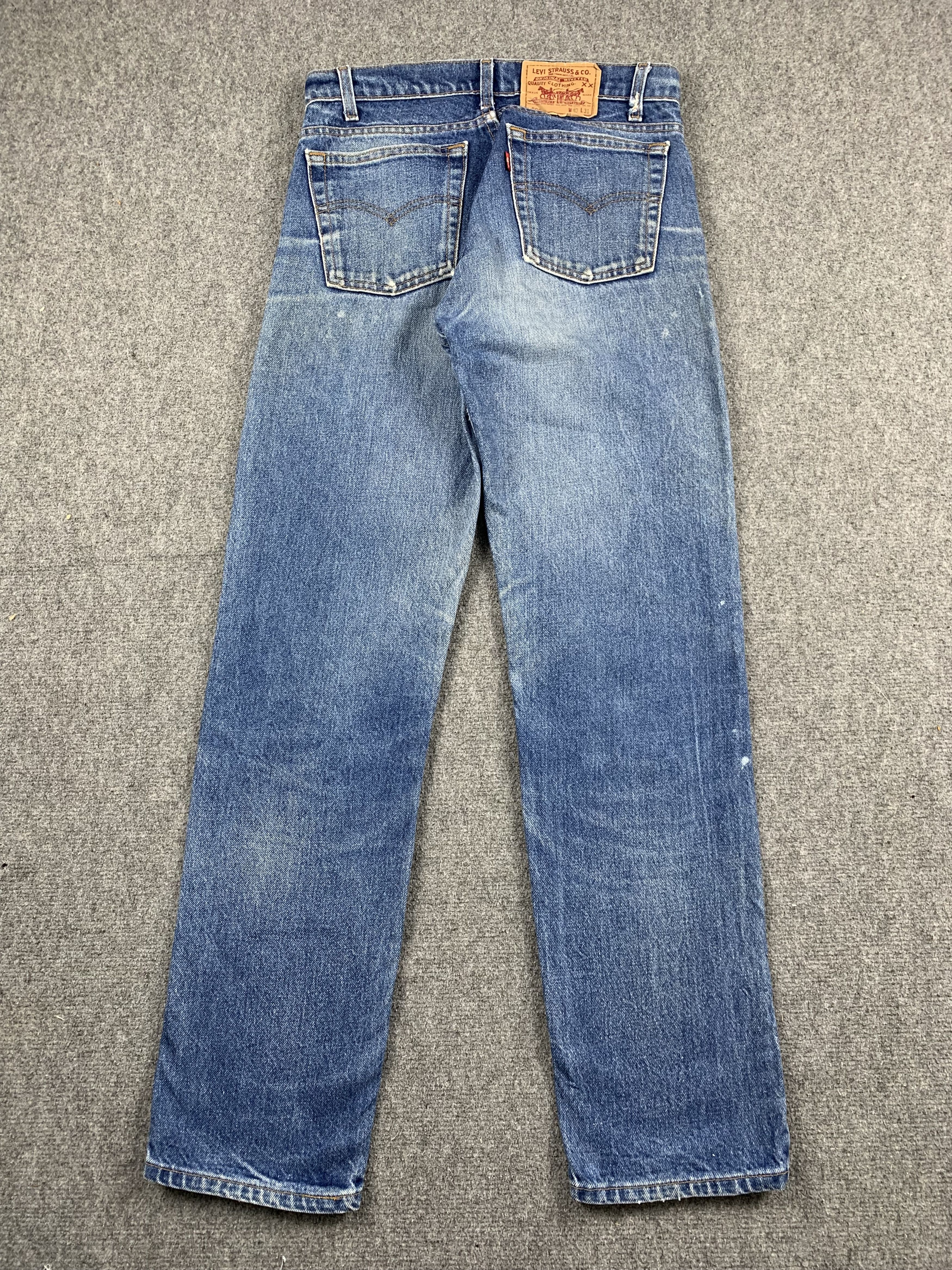 Levi's Vintage 80s Levis 505 Light Wash Jeans DP1910 Size US 31 - 3 Thumbnail