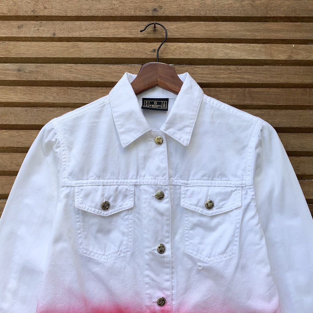 Fendi Fendi Jeans Italy Cotton Jacket Size XS / US 0-2 / IT 36-38 - 5 Thumbnail